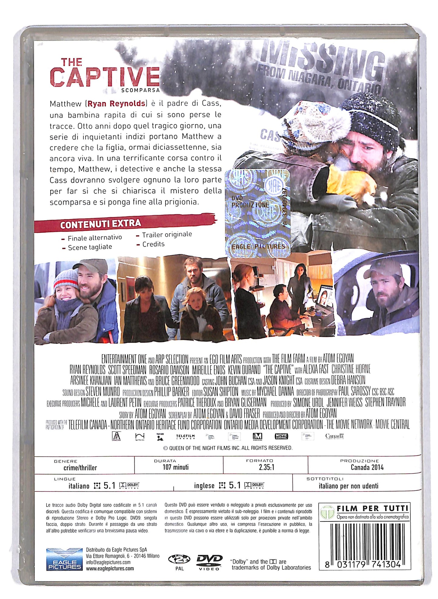 EBOND The Captive - Scomparsa DVD D614719