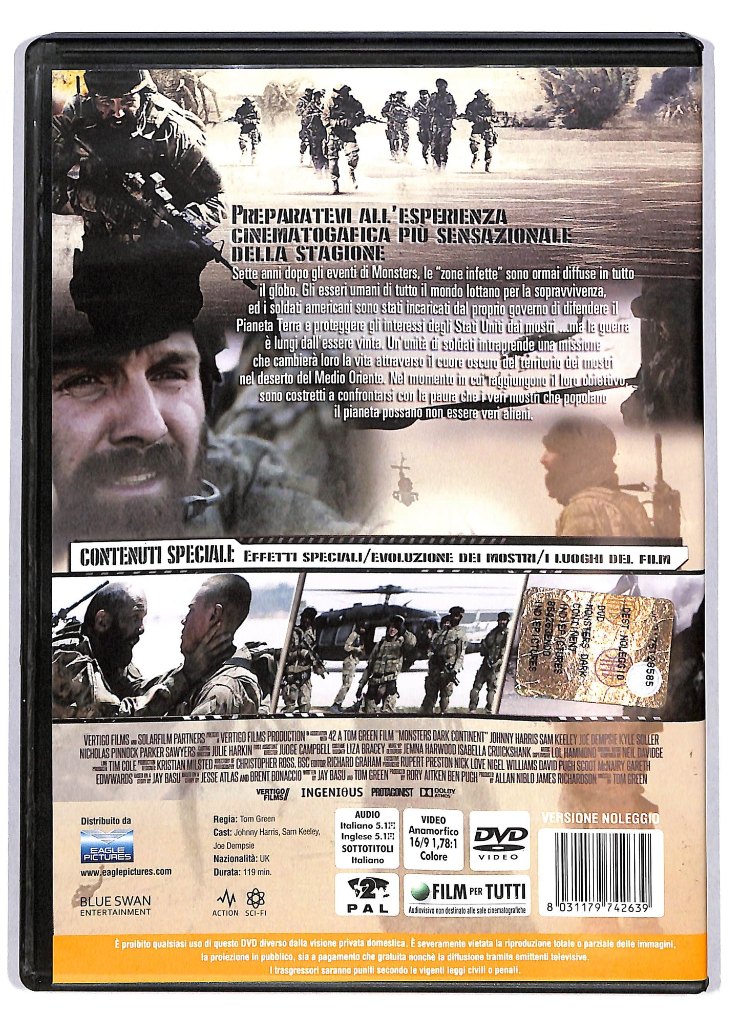 EBOND Monsters - Dark Continent Noleggio DVD D614801