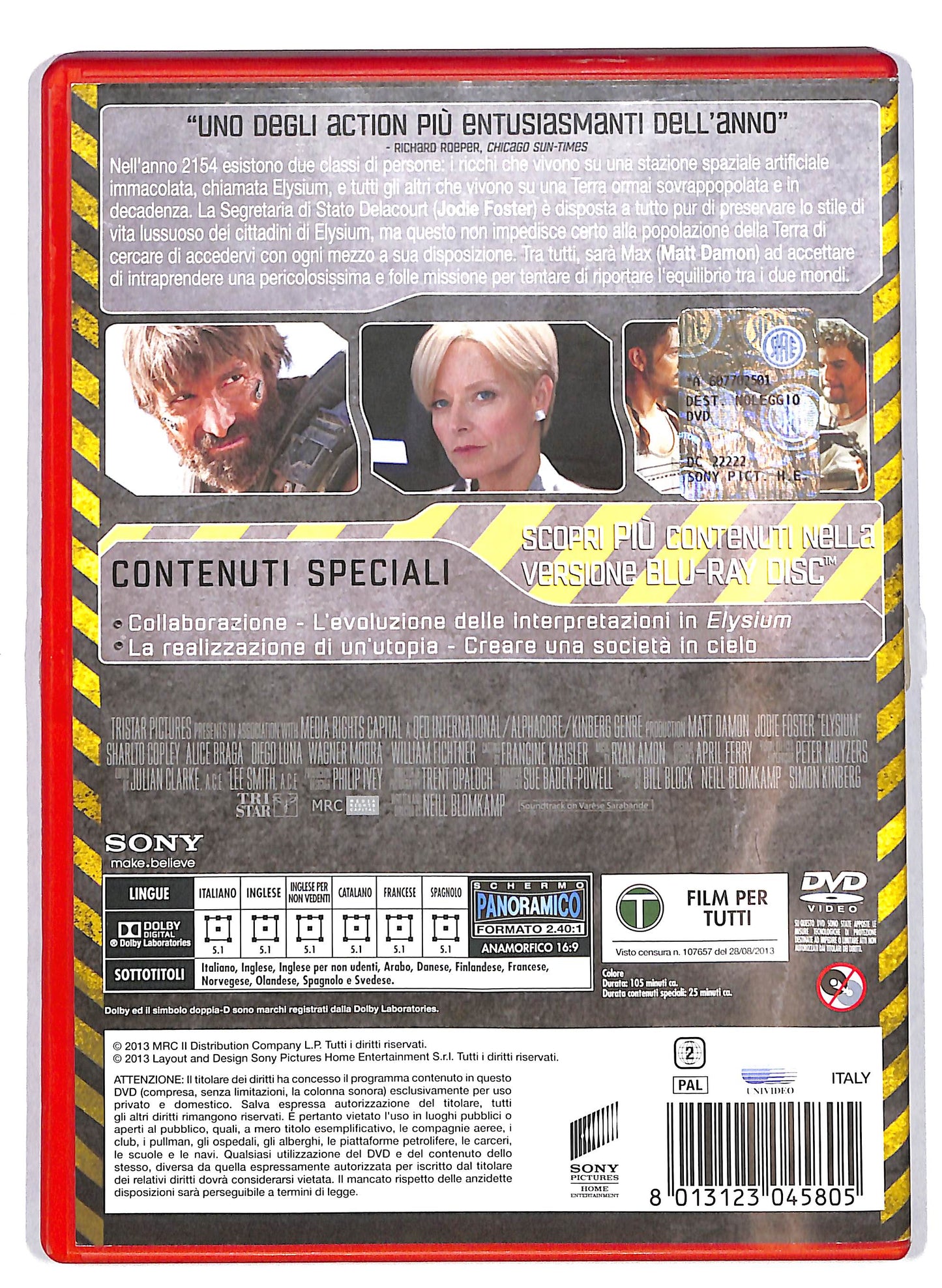 EBOND Elysium NOLEGGIO DVD D614849