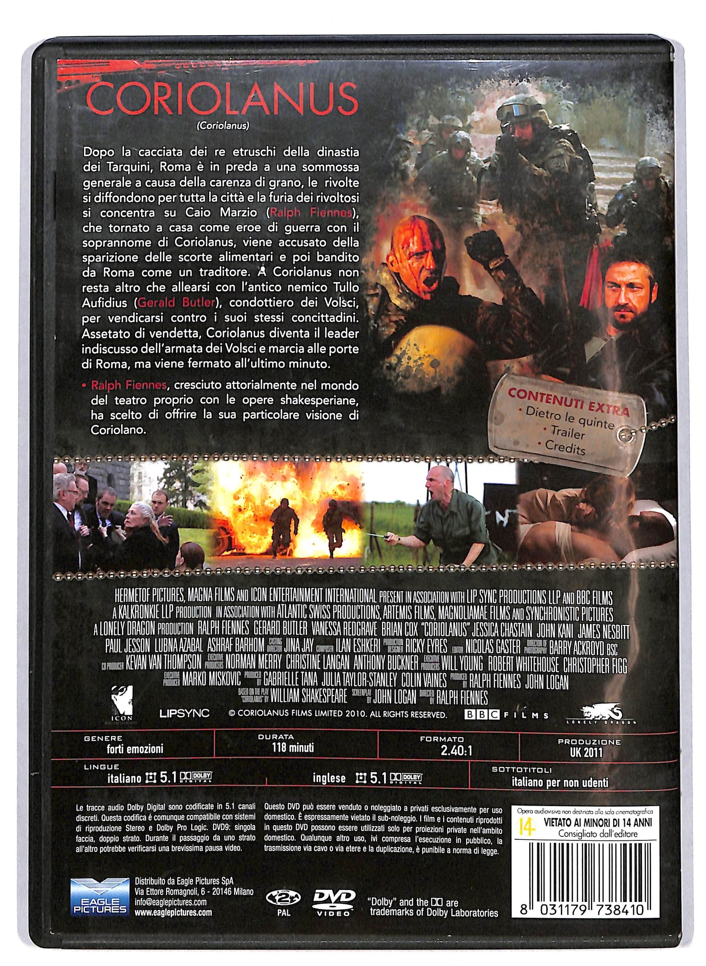 EBOND Coriolanus DVD D615049