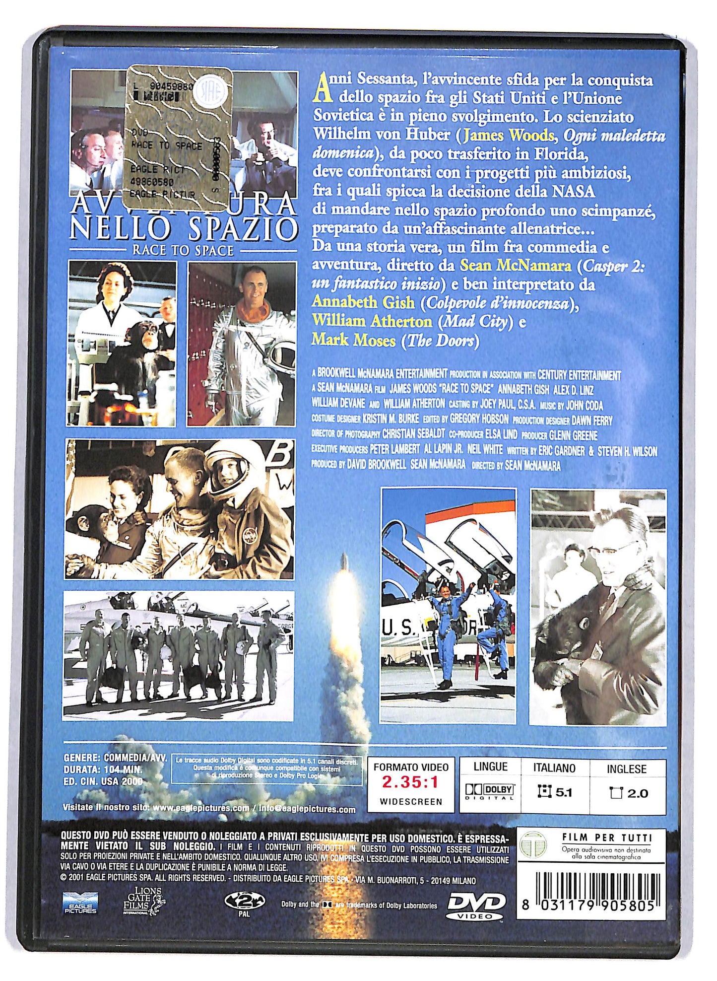 EBOND Avventura nello spazio - Race to space DVD D615324