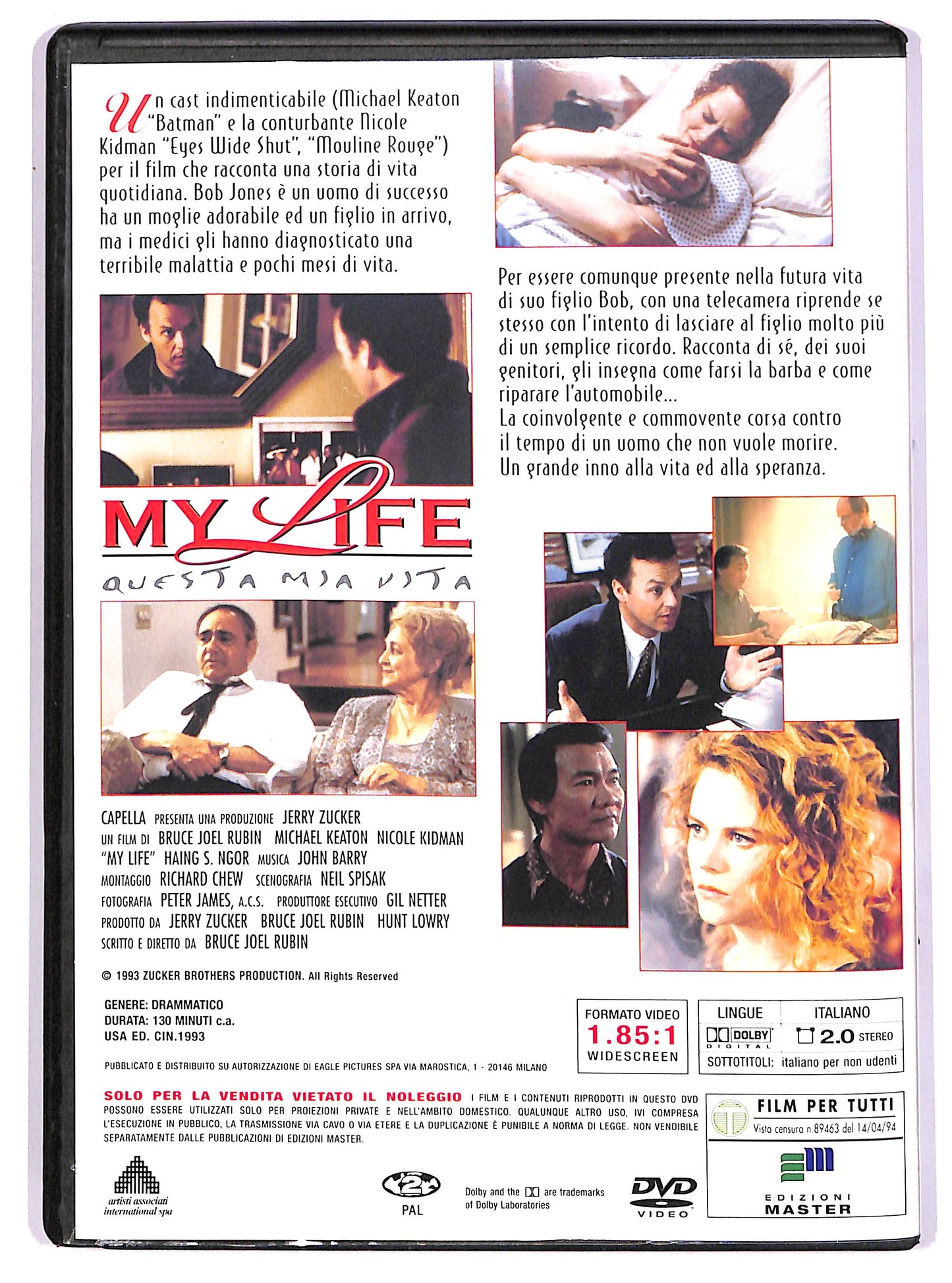 EBOND My Life - Questa mia vita EDITORIALE DVD D615504