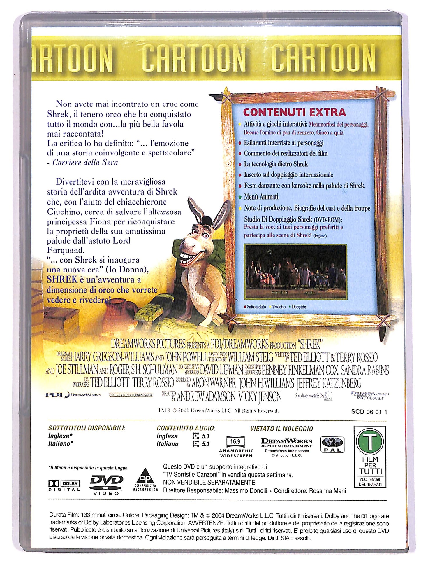 EBOND Shrek EDITORIALE DVD D615507