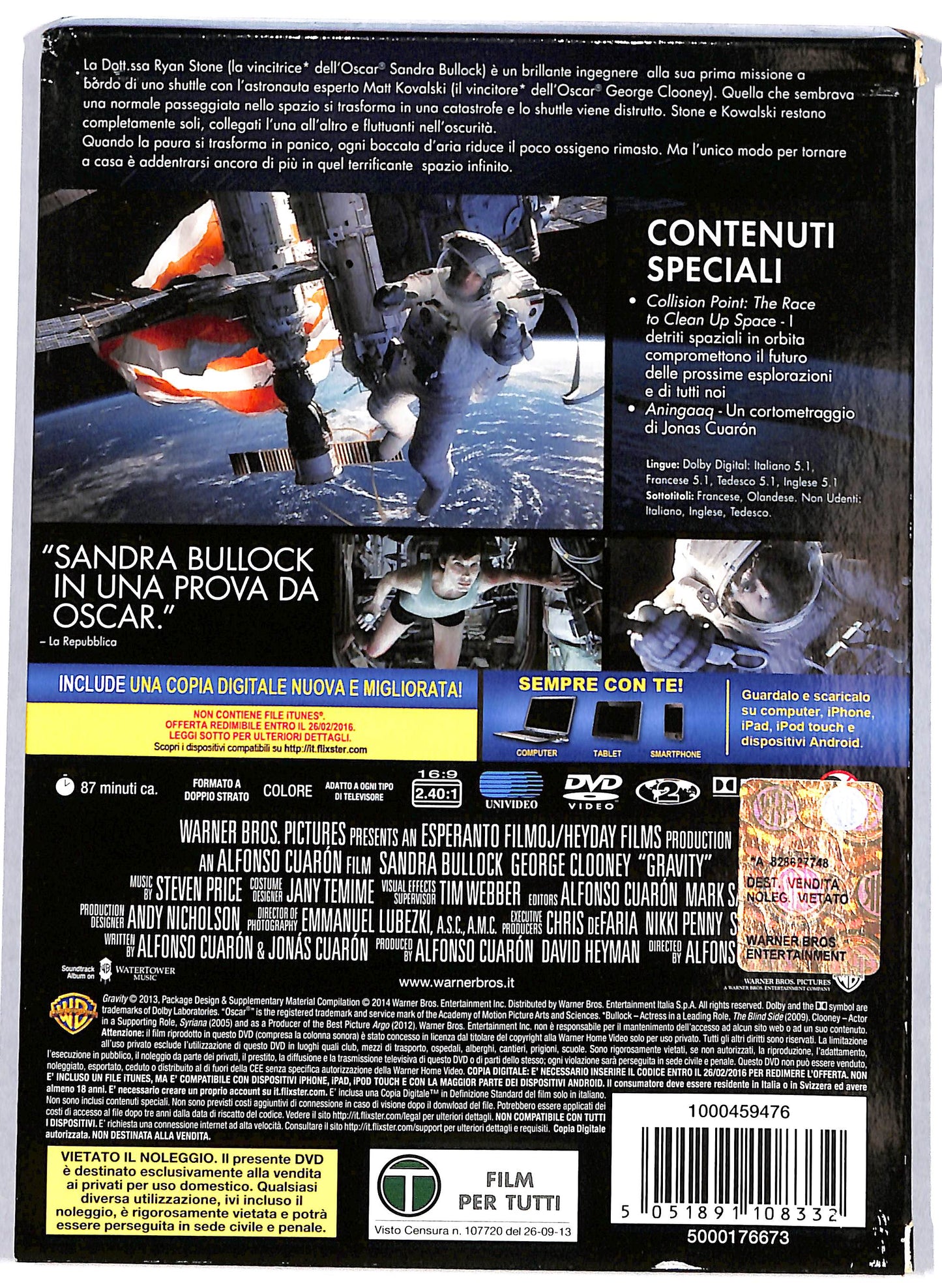 EBOND Gravity slipcase DVD D615725