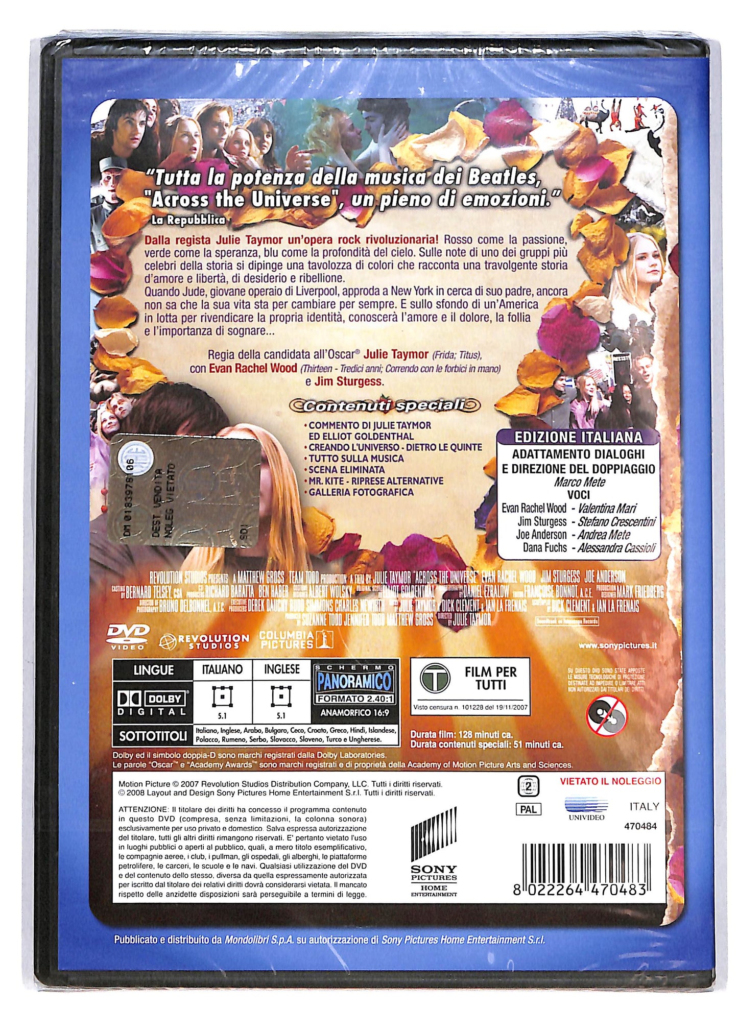EBOND Across the Universe DVD D615923