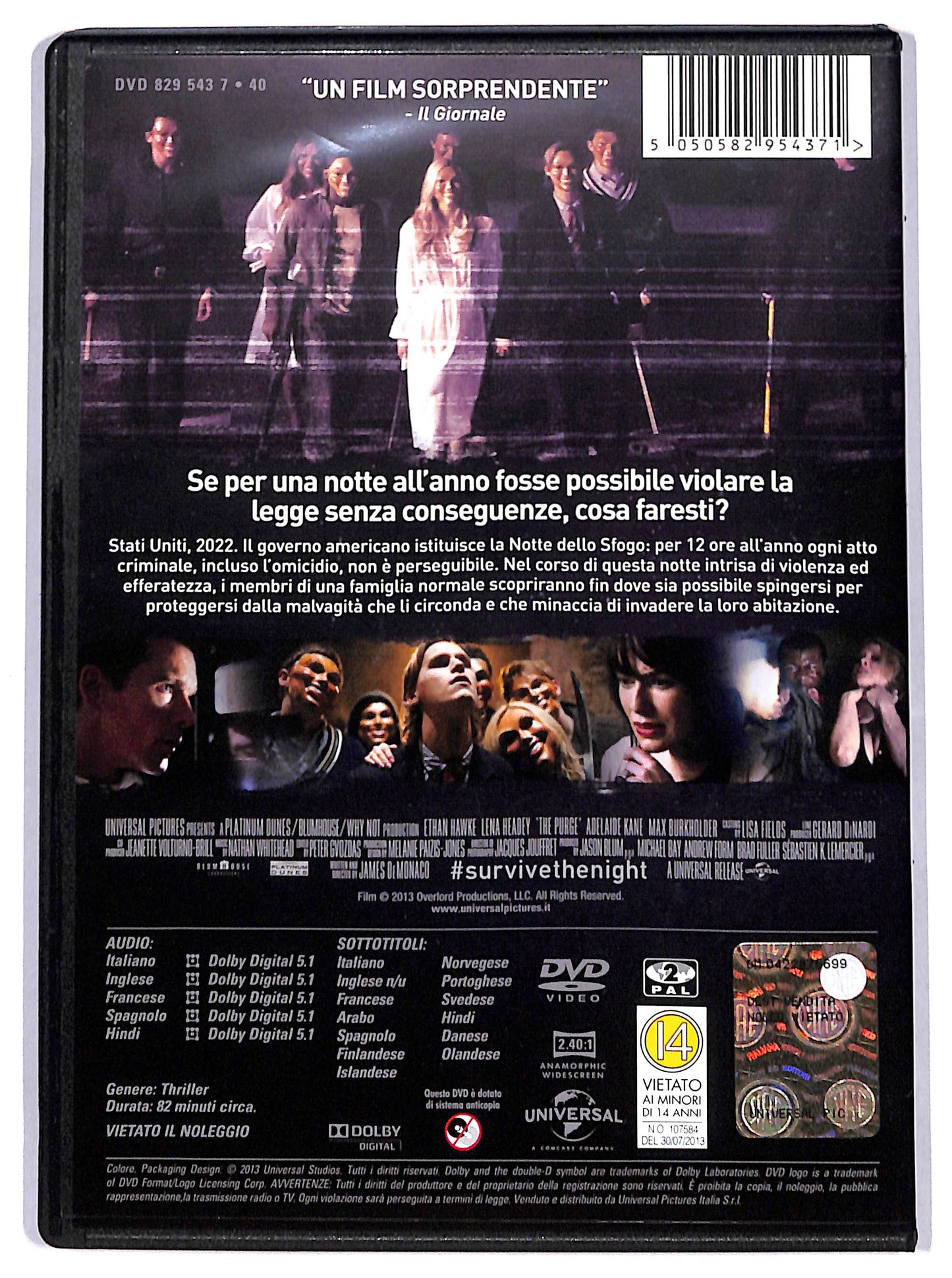 EBOND La notte del giudizio DVD D616047