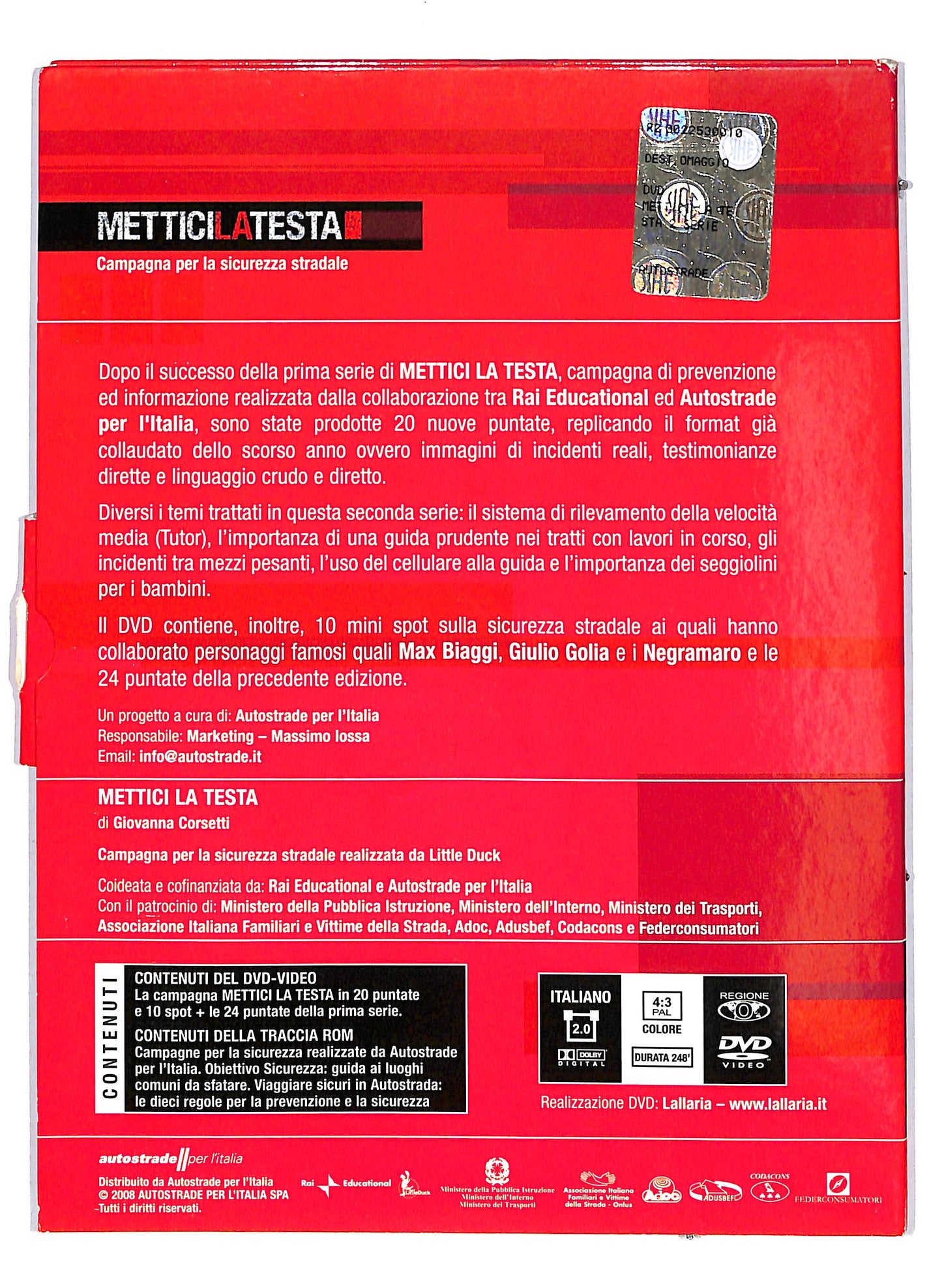 EBOND Mettici la testa - Seconda Parte - Digipack EDITORIALE DVD D616212