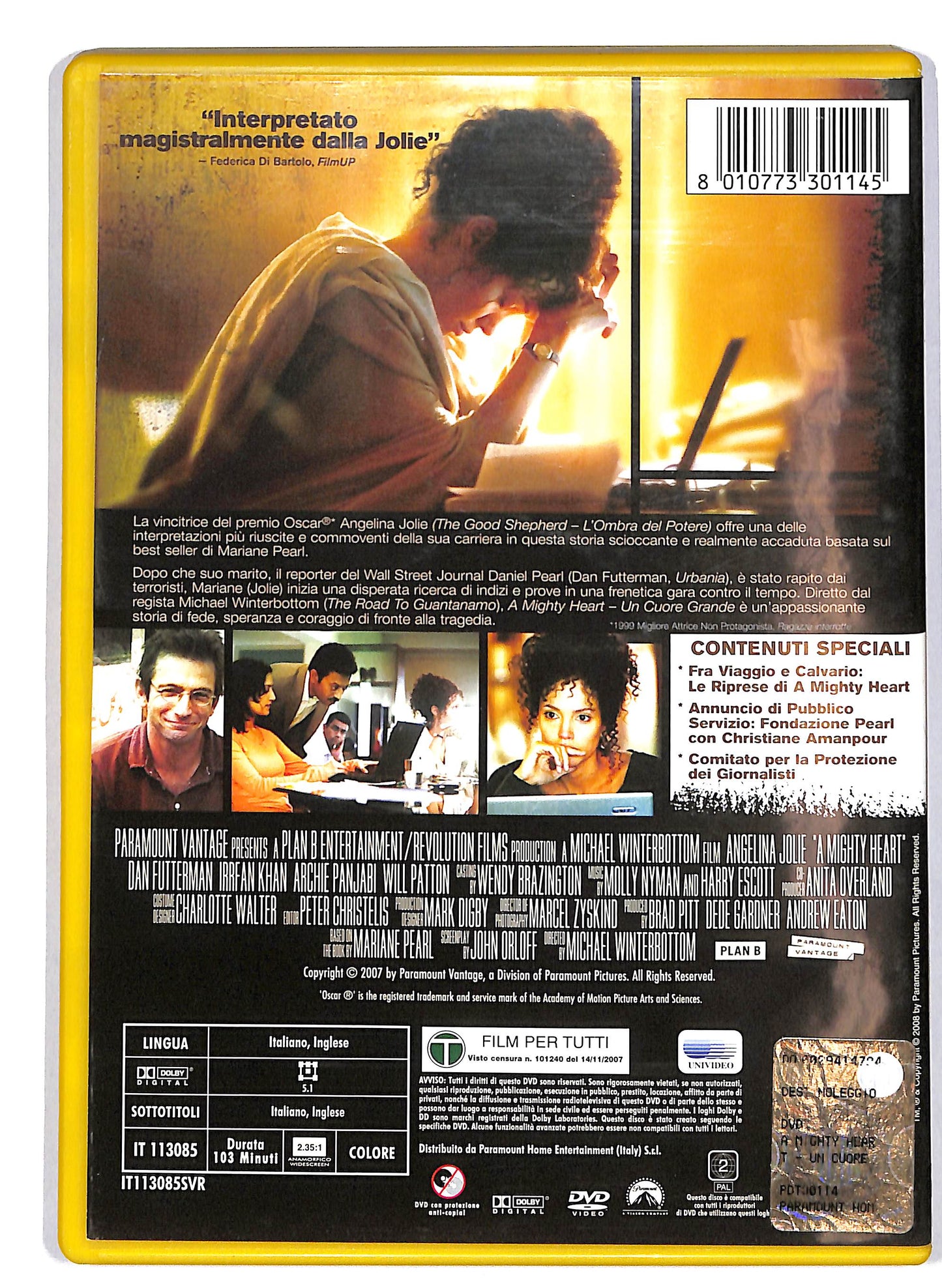 EBOND A mighty heart NOLEGGIO DVD D616225
