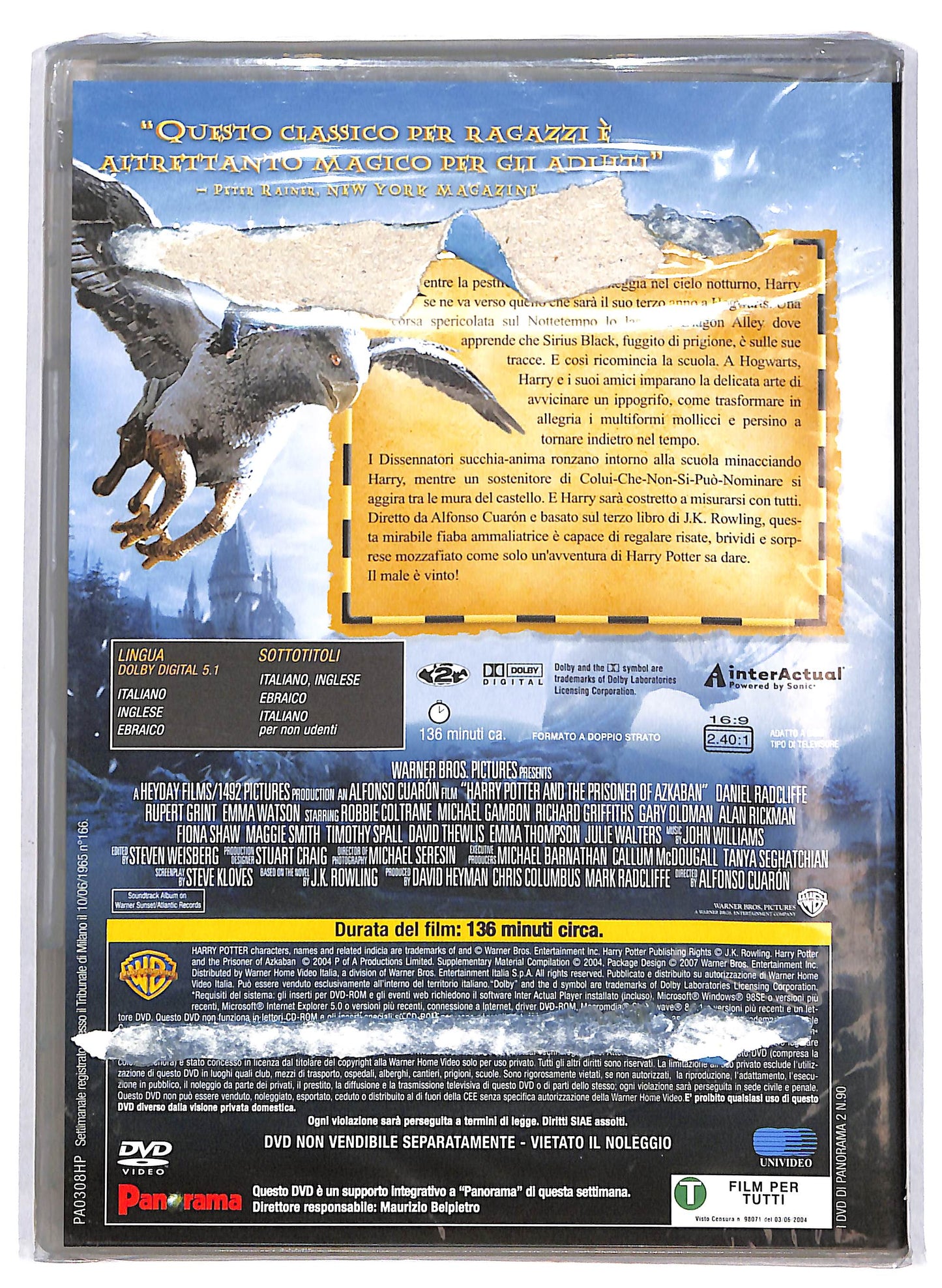 EBOND Harry Potter e il prigioniero di Azkaban DVD D616237