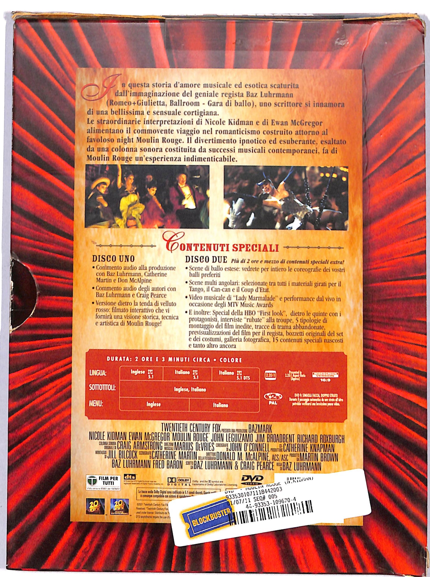 EBOND moulin rouge - Noleggio DVD D616316
