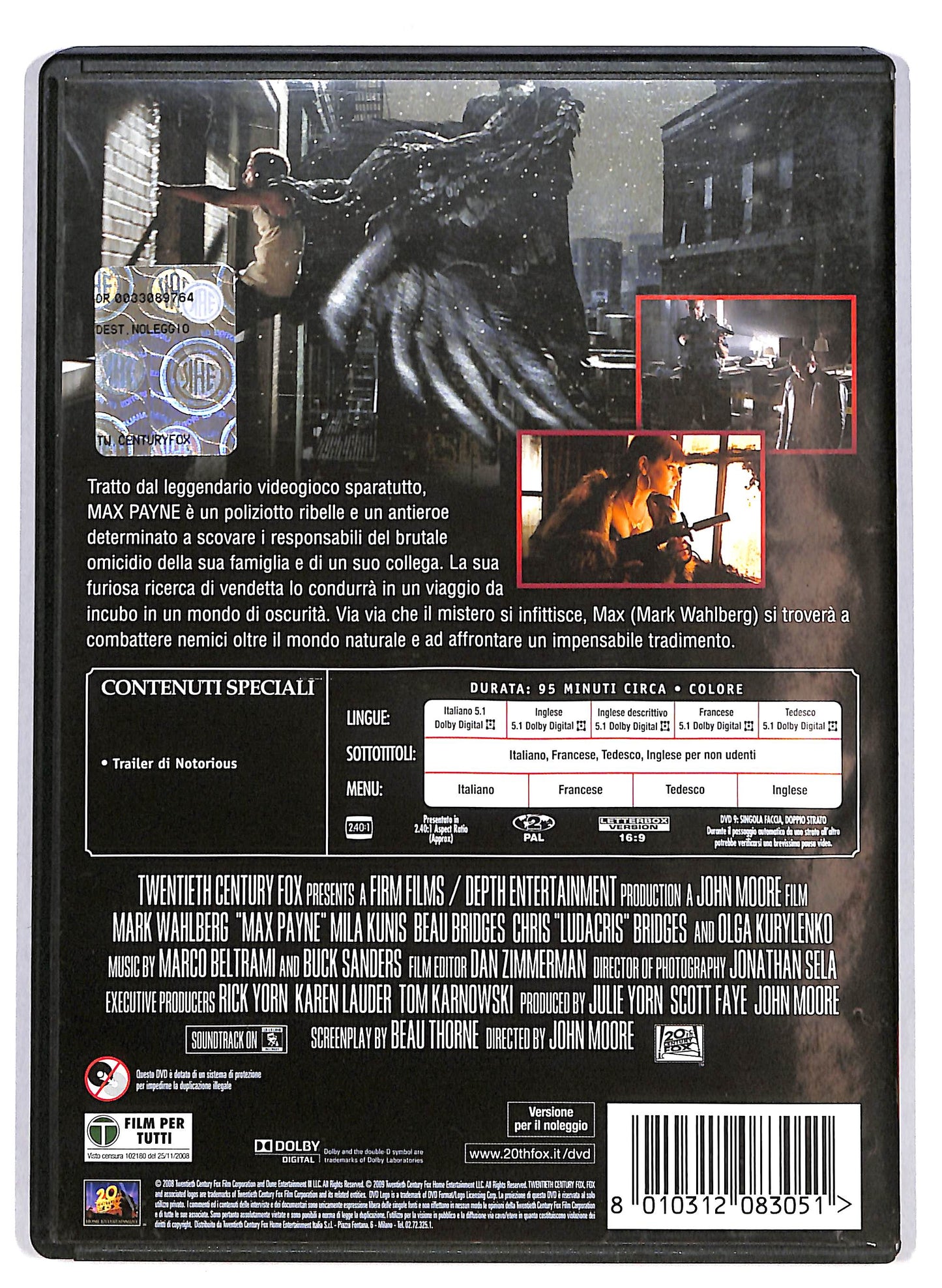 EBOND Max Payne NOLEGGIO DVD D616409