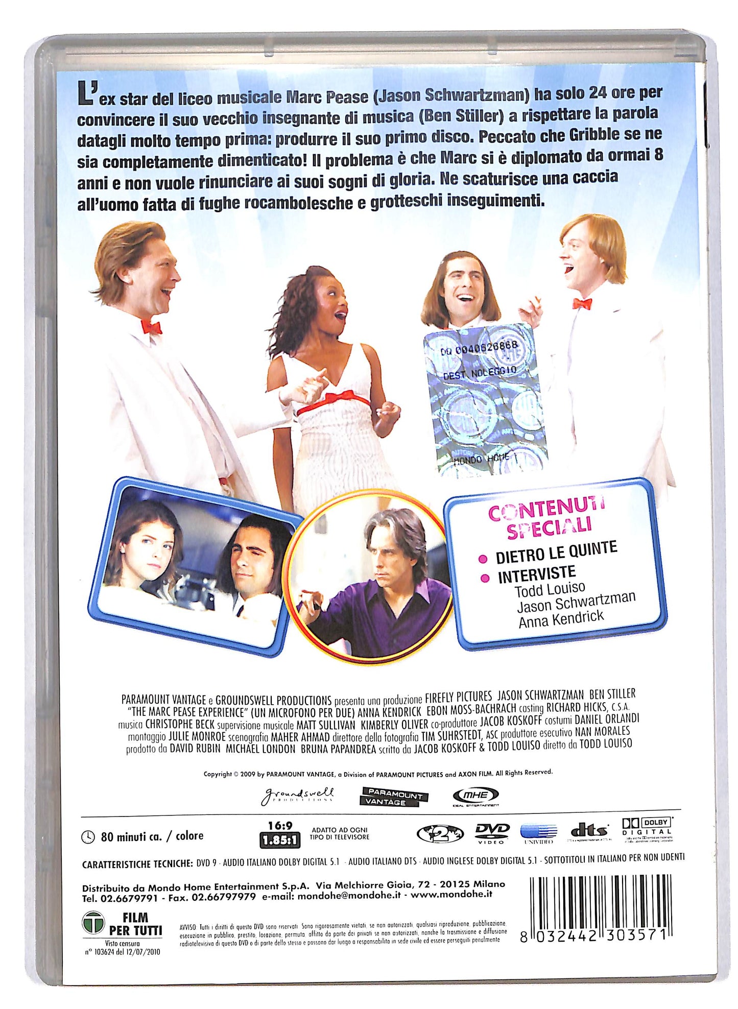 EBOND un microfono per due DVD D616422