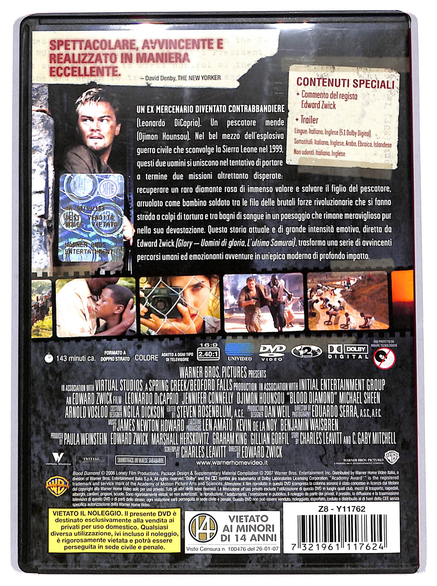 EBOND blood diamond - diamanti di sangue DVD D616629