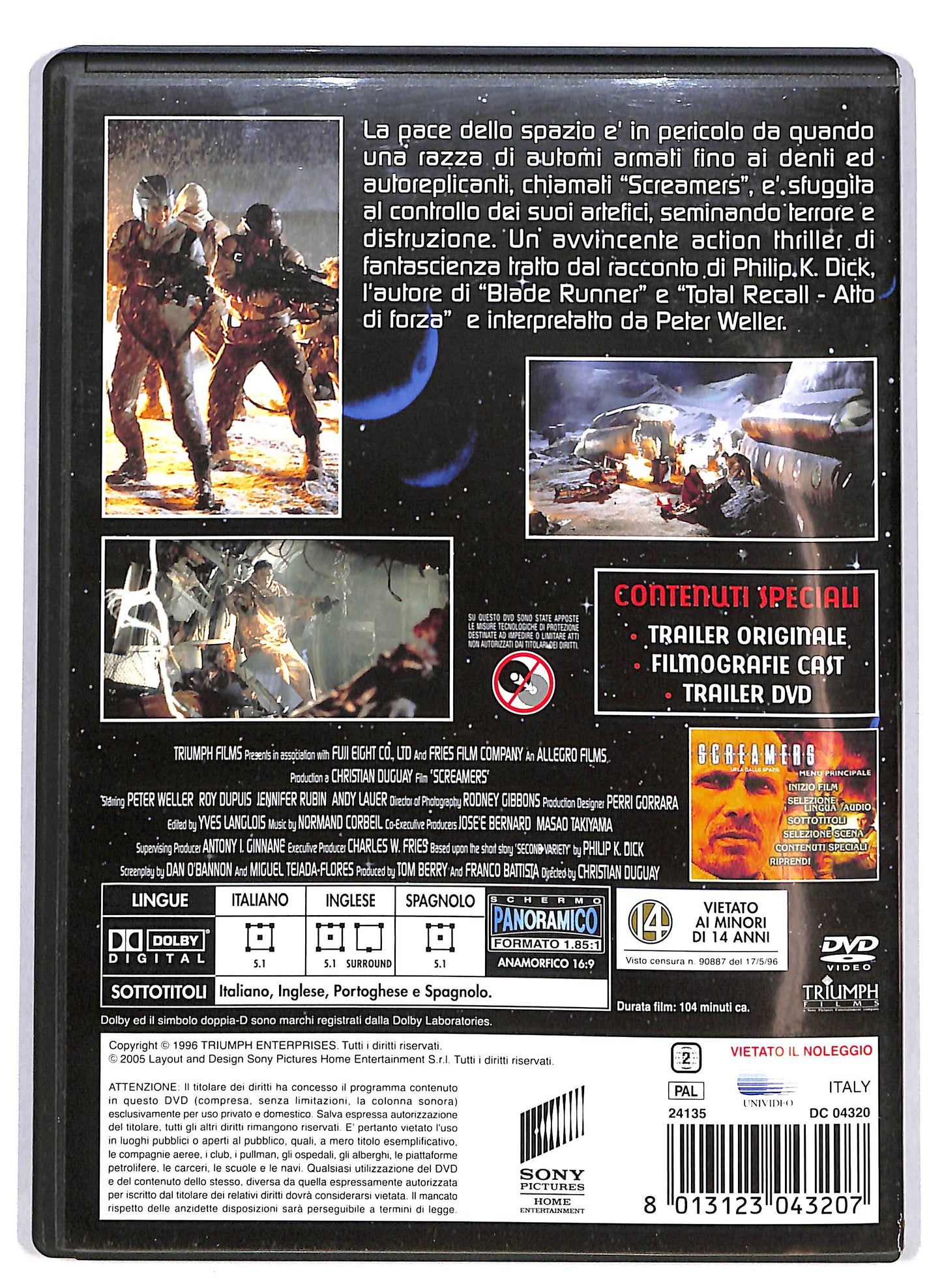 EBOND Screamers - Urla Dallo Spazio DVD D616752