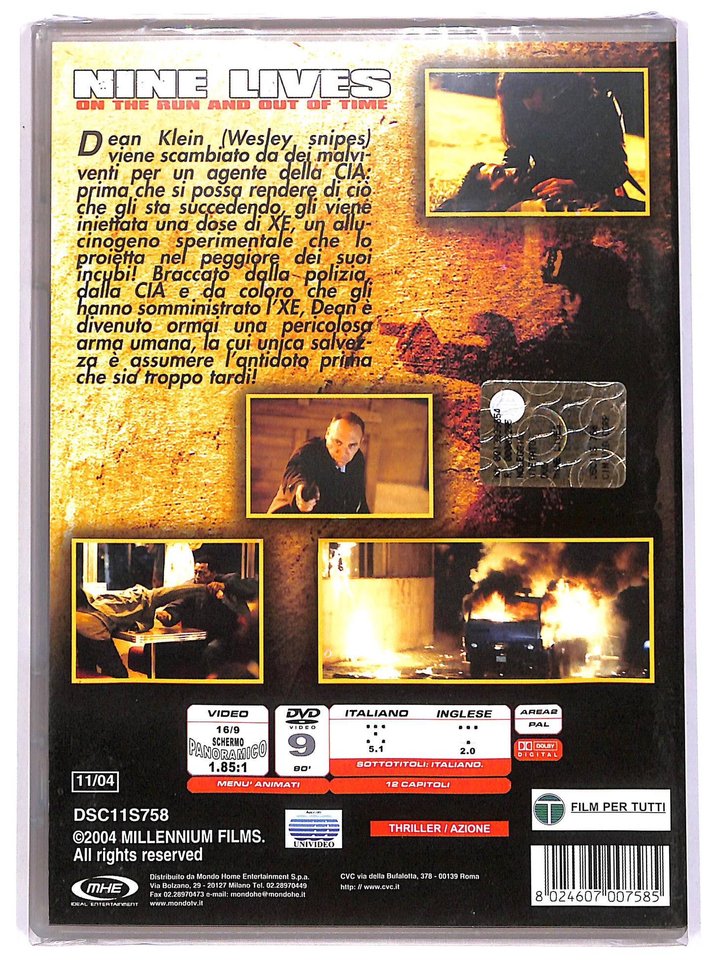 EBOND Nine Lives - On the Run and Out of Time DVD D616802
