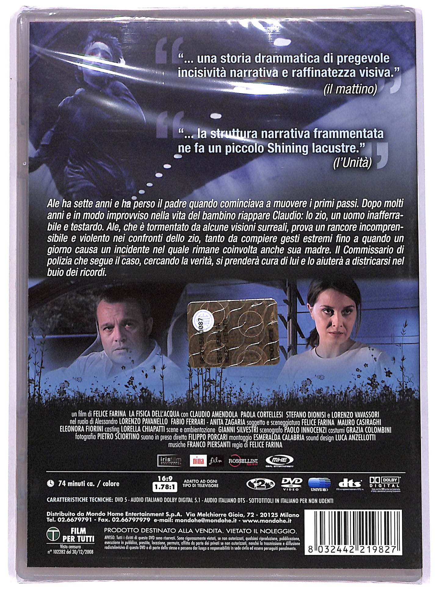 EBOND La fisica dell'acqua DVD D618103