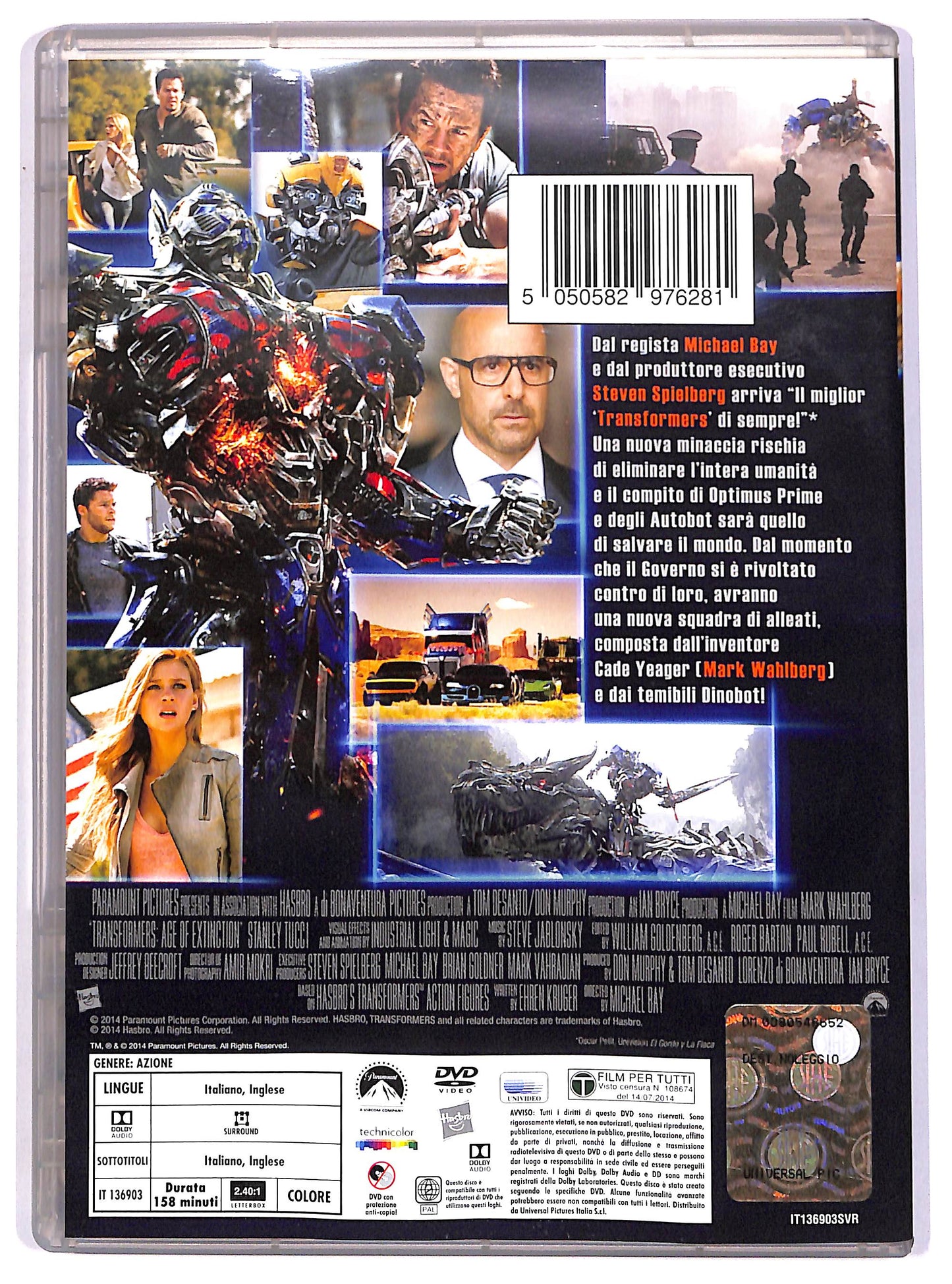 EBOND Transformers 4 - L'era dell'estinzione Noleggio DVD D618229