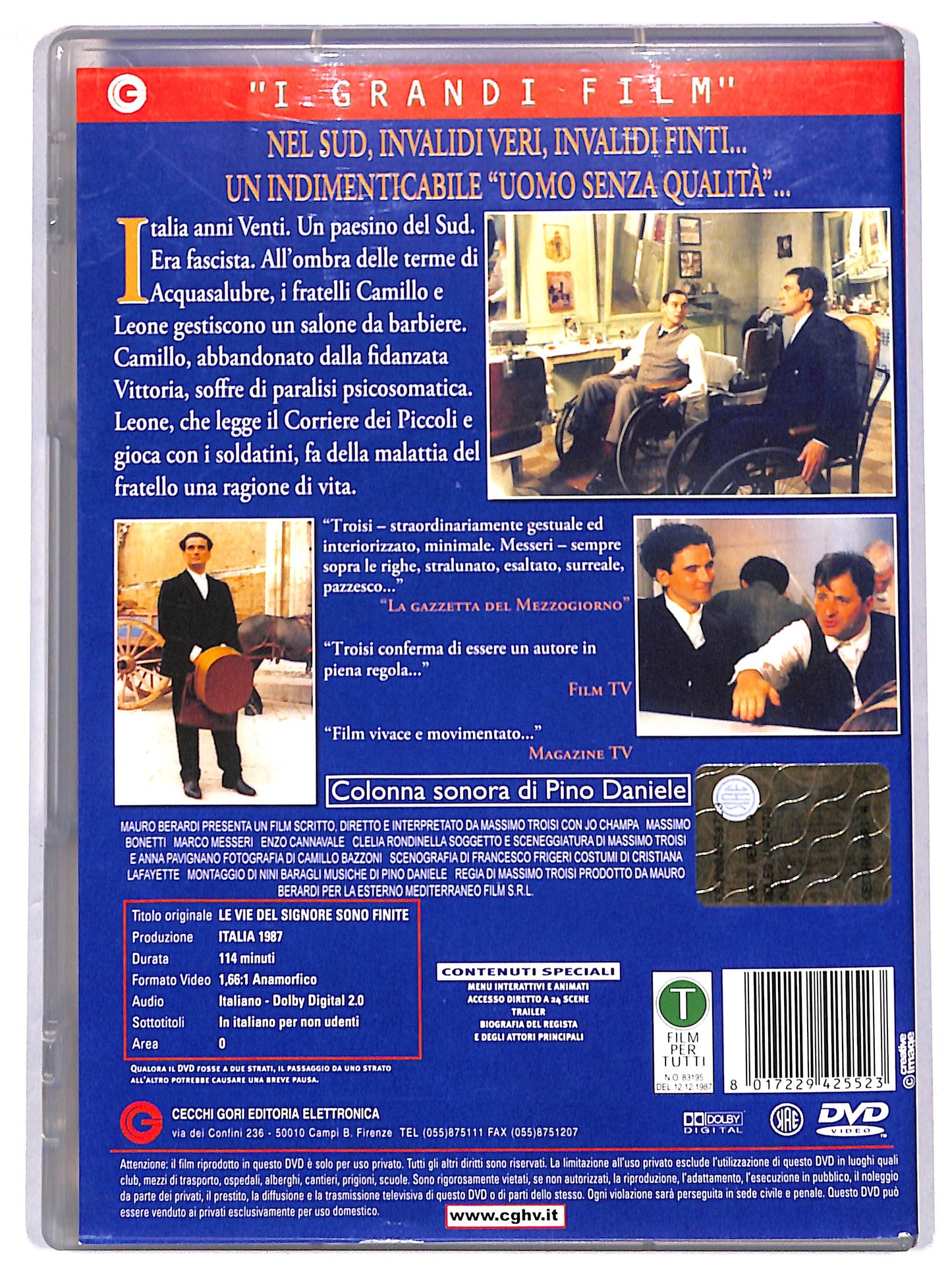 EBOND Le vie del signore sono finite DVD D620801