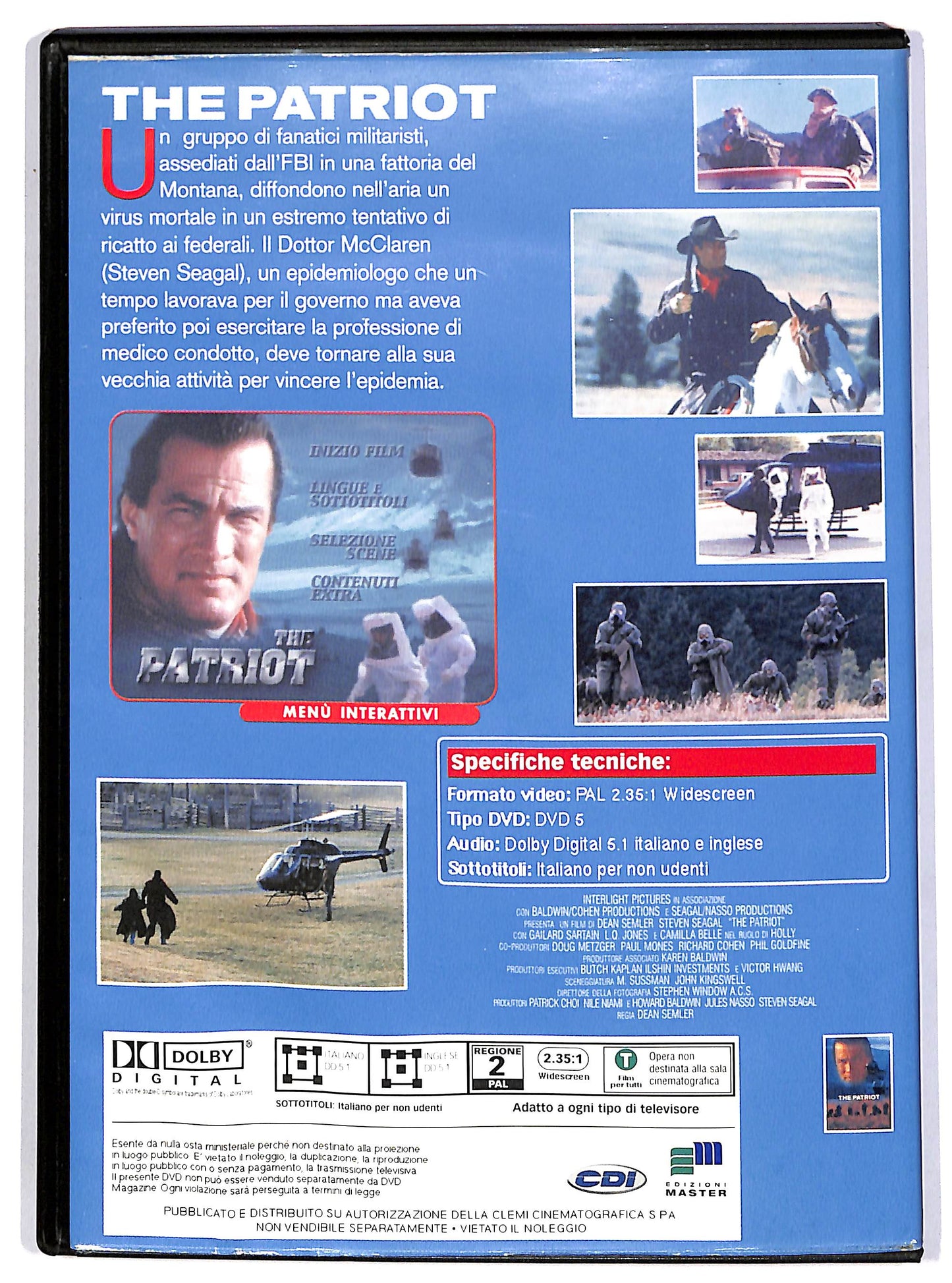 EBOND The Patriot EDITORIALE DVD D621020