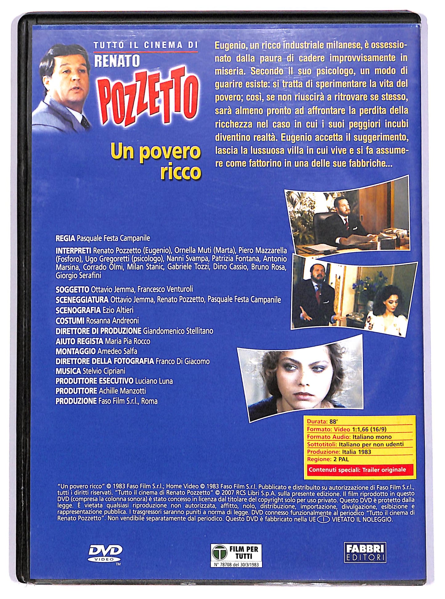 EBOND Un povero ricco EDITORIALE DVD D621060