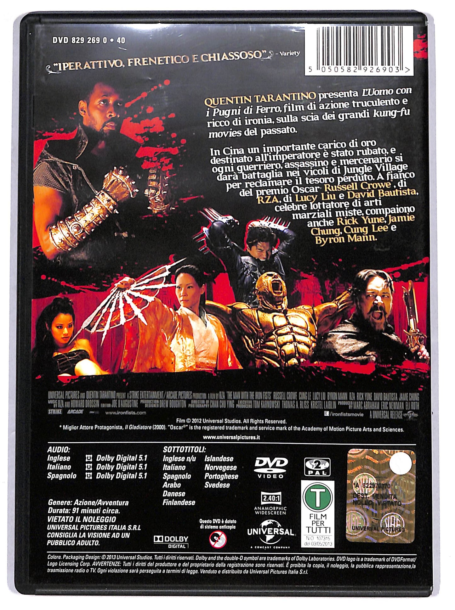 EBOND l'uomo con i pugni di ferro DVD D621547