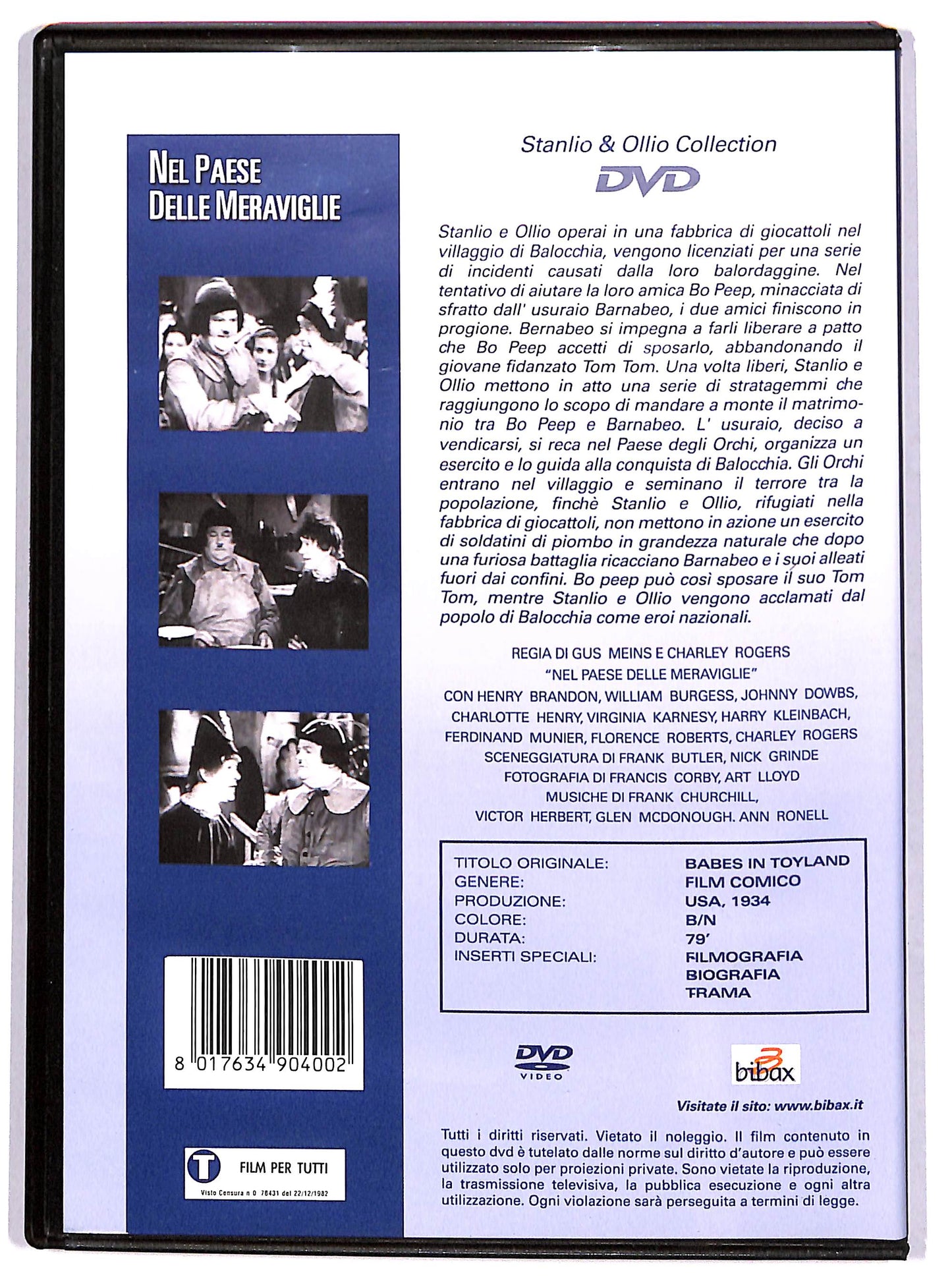 EBOND Stanlio & Ollio Collection Vol.2 - Nel paese delle meraviglie DVD D622308