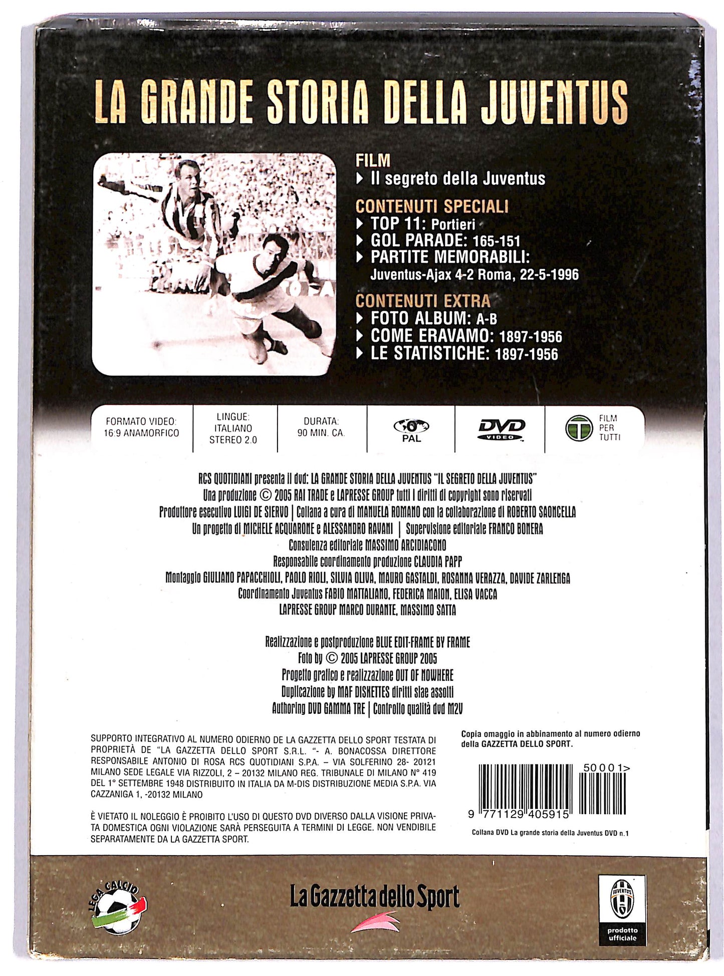 EBOND Il segreto della Juventus Vol.1 Slipcase EDITORIALE DVD D622316