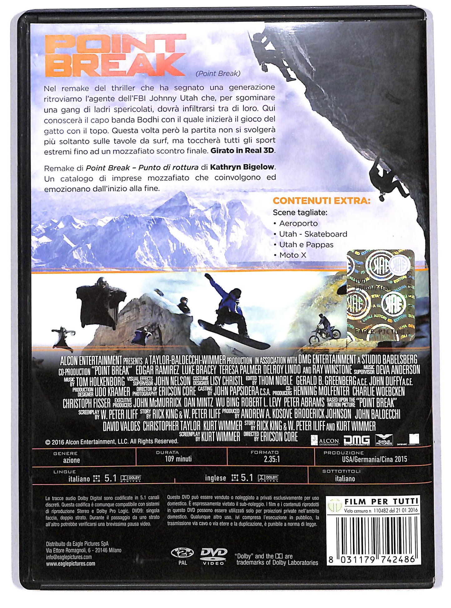 EBOND Point Break DVD D622501
