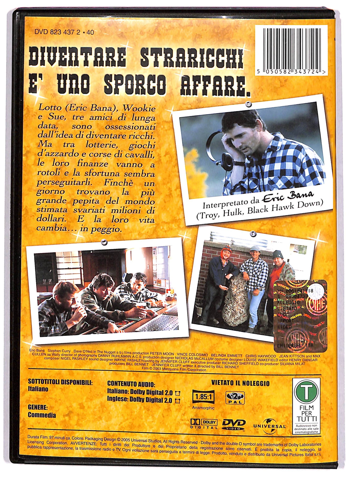EBOND The Nugget - 3 uomini e una pepita DVD D622655