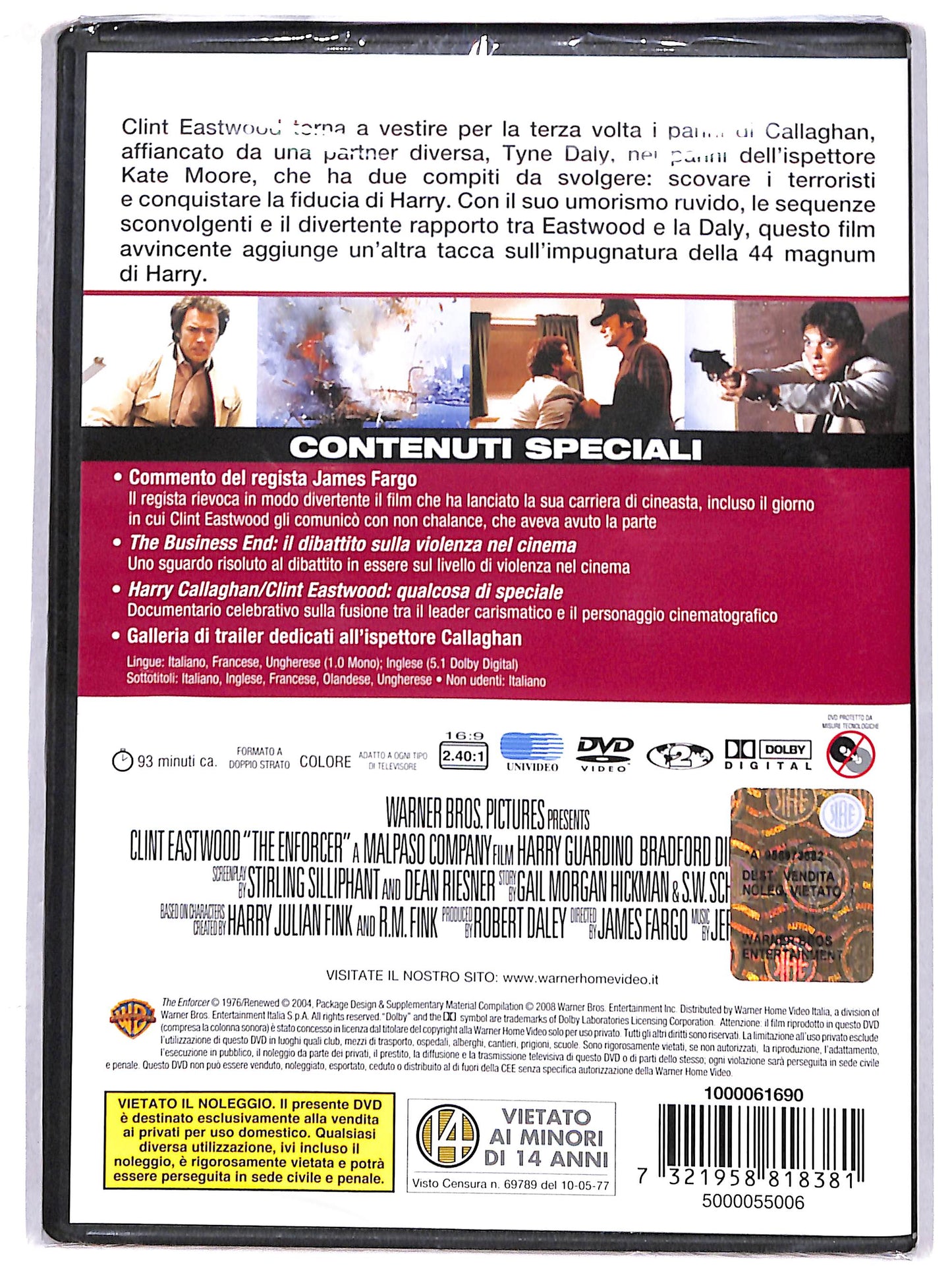 EBOND Cielo di piombo - ispettore callaghan - EDITORIALE DVD D622701