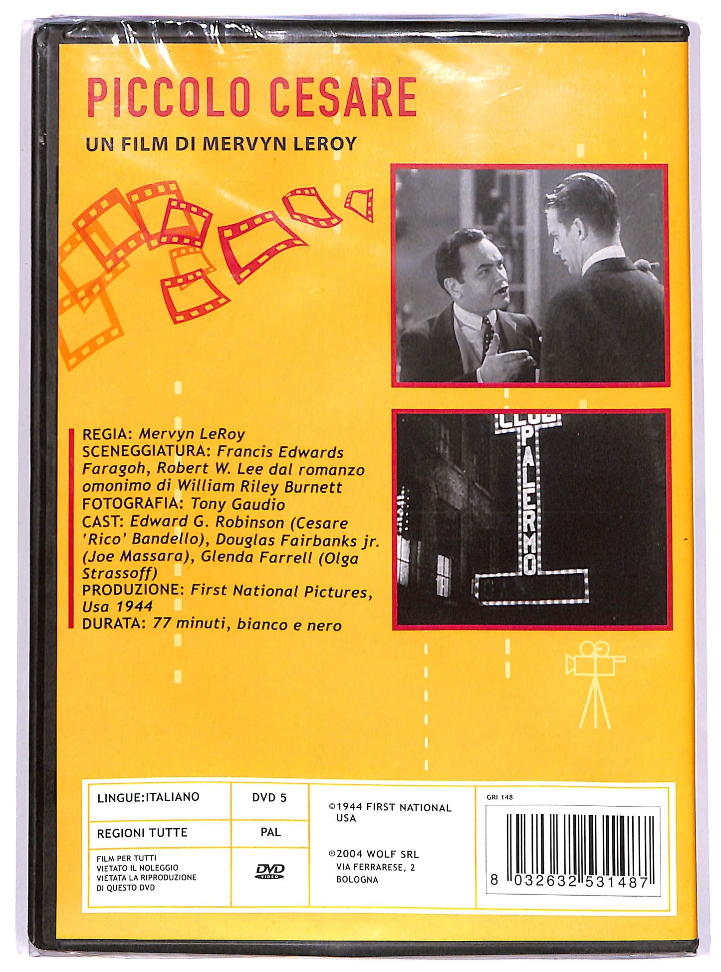 EBOND Piccolo Cesare EDITORIALE DVD D622803