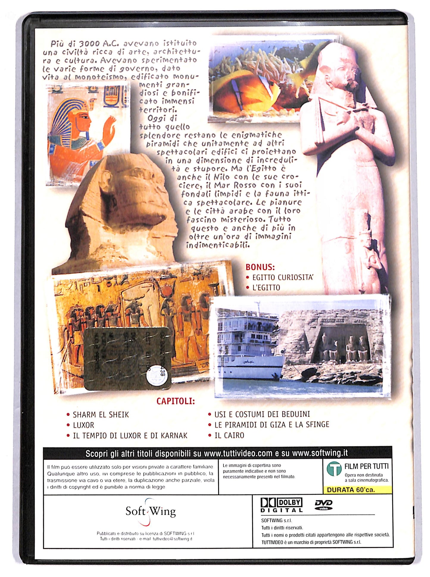 EBOND Egitto : il fascino immortale di un'antica civiltà. - EDITORIALE DVD D624403