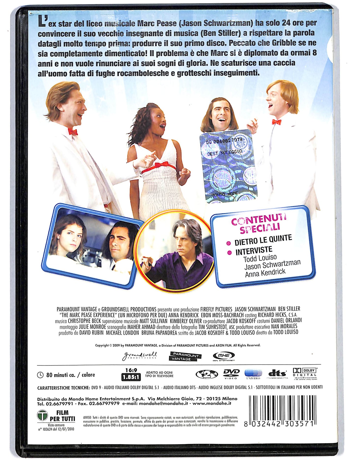 EBOND un microfono per due DVD D624523