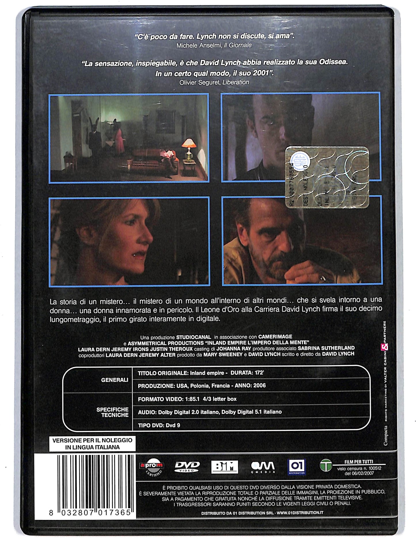 EBOND Inland Empire - L'impero della mente NOLEGGIO DVD D624629