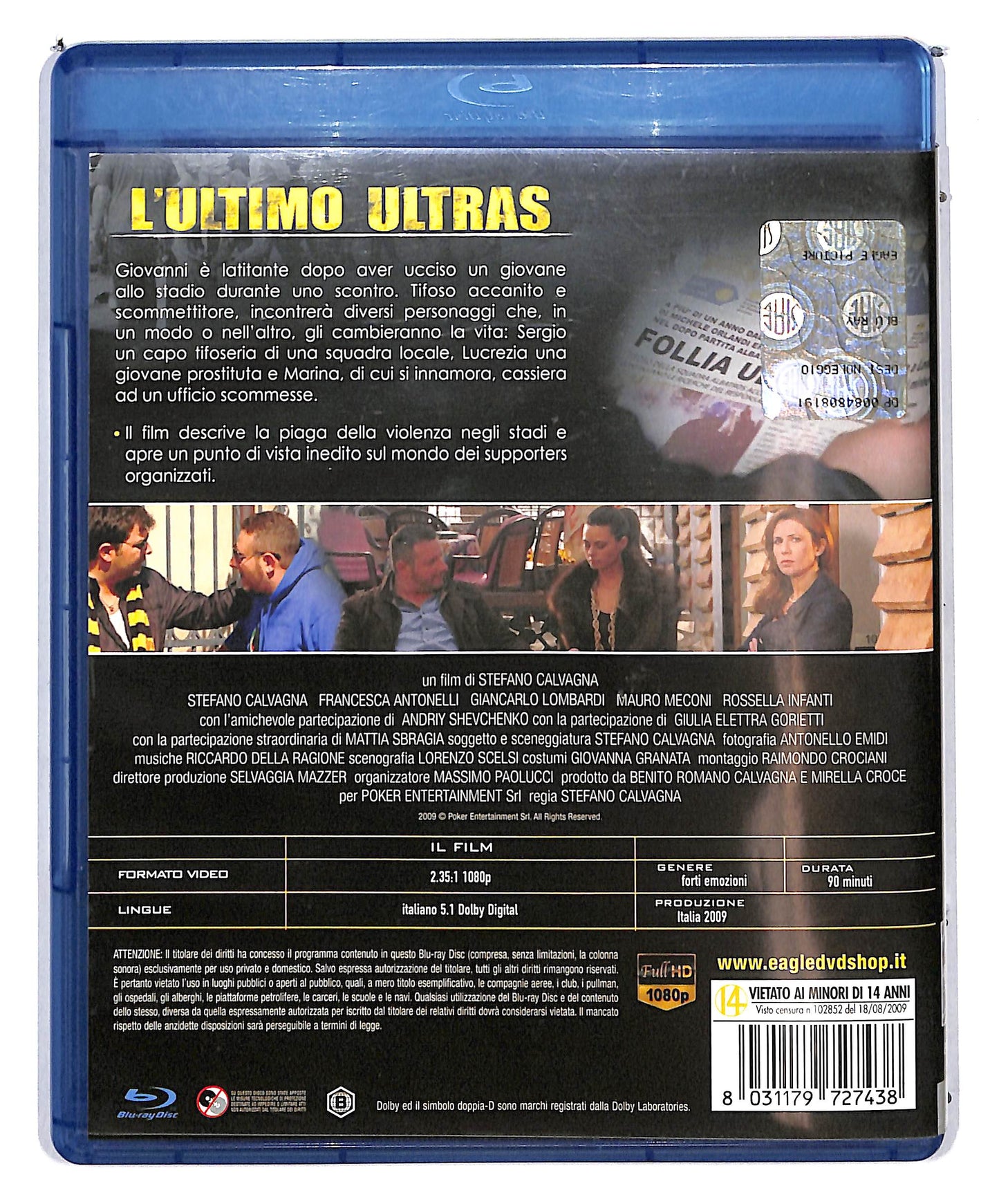 EBOND L'ultimo ultras Noleggio BLURAY D625054