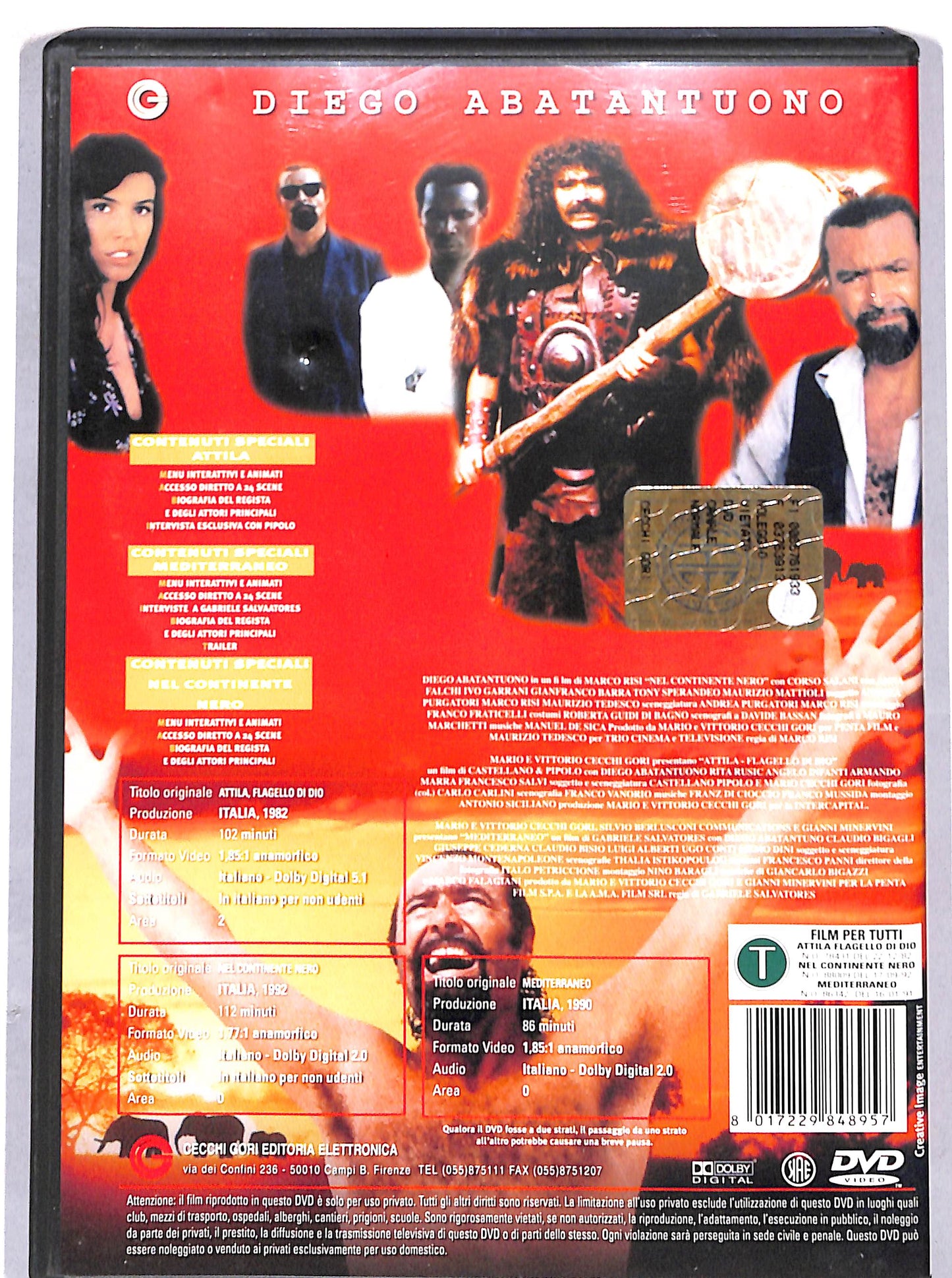 EBOND diego abatantuono box set DVD D625128