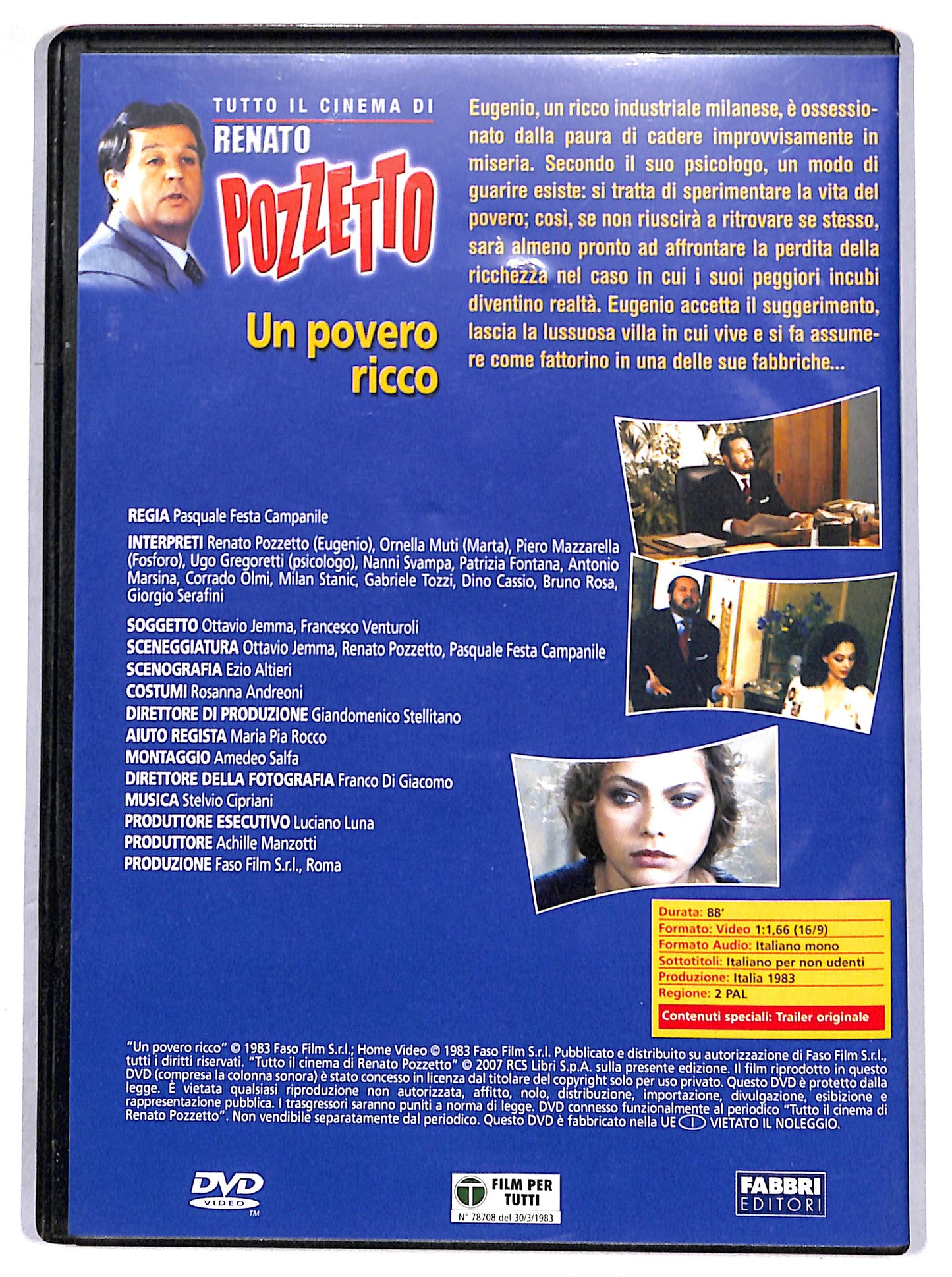 EBOND un povero ricco - EDITORIALE DVD D625162