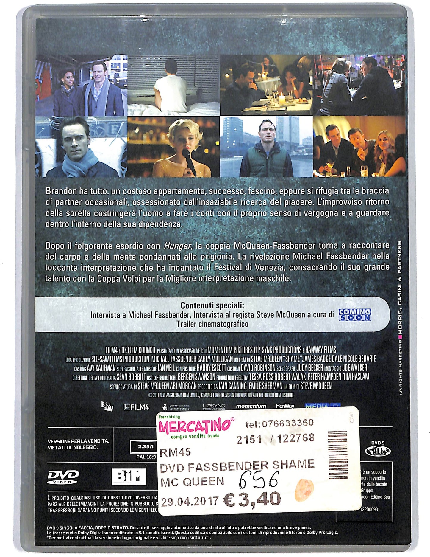 EBOND Shame EDITORIALE DVD D625203