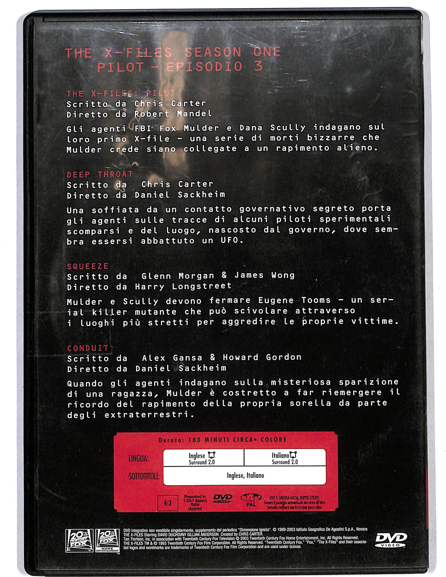 EBOND The X Files Collection - Season one volume 1 EDITORIALE DVD D625310
