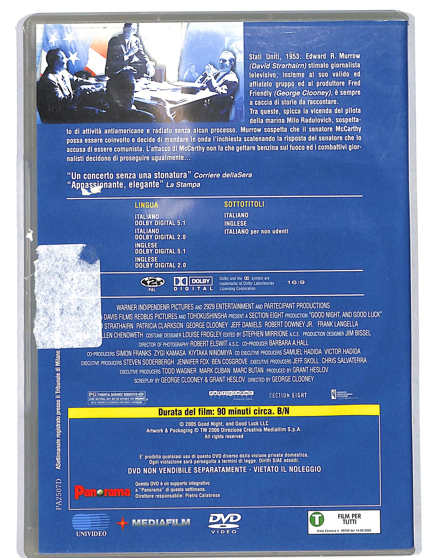 EBOND Good night, and good luck EDITORIALE DVD D625324