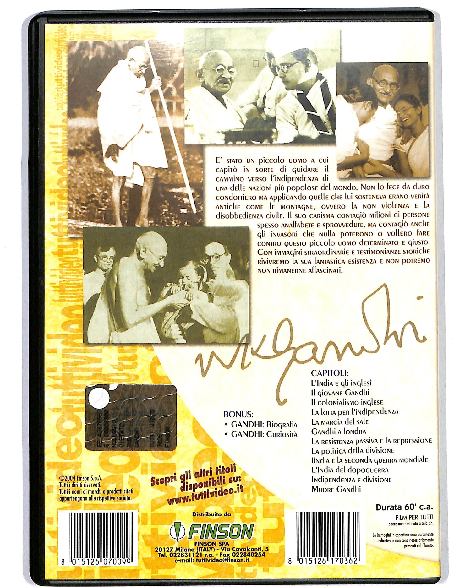 EBOND Gandhi il rivoluzionario della non violenza EDITORIALE DVD D625360