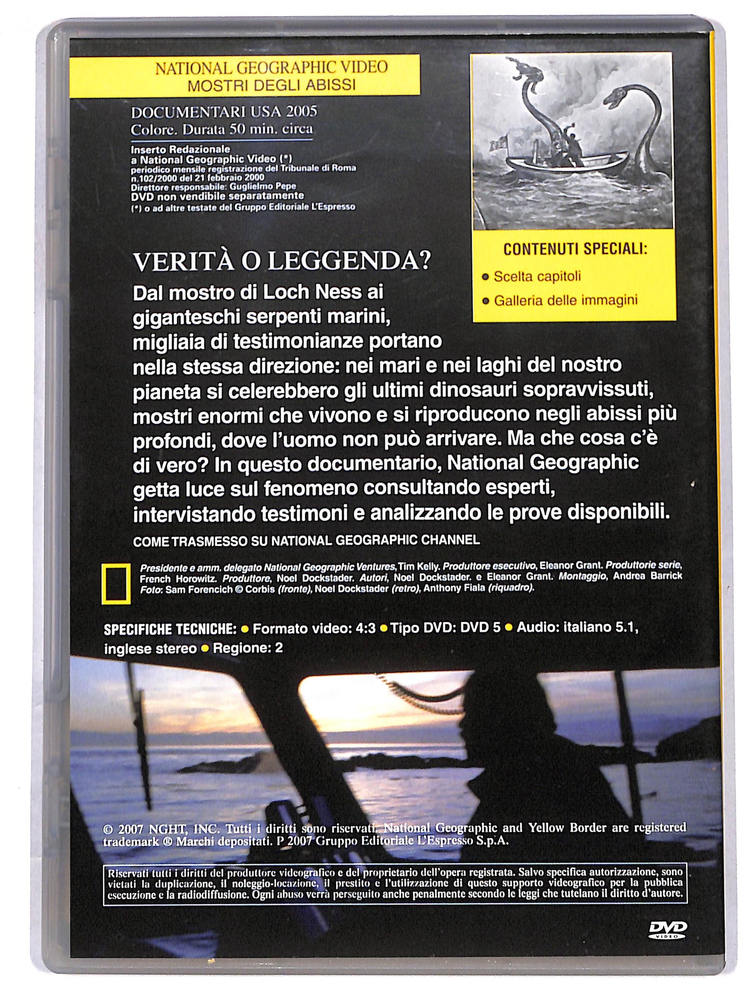 EBOND mostri degli abissi - EDITORIALE DVD D625408