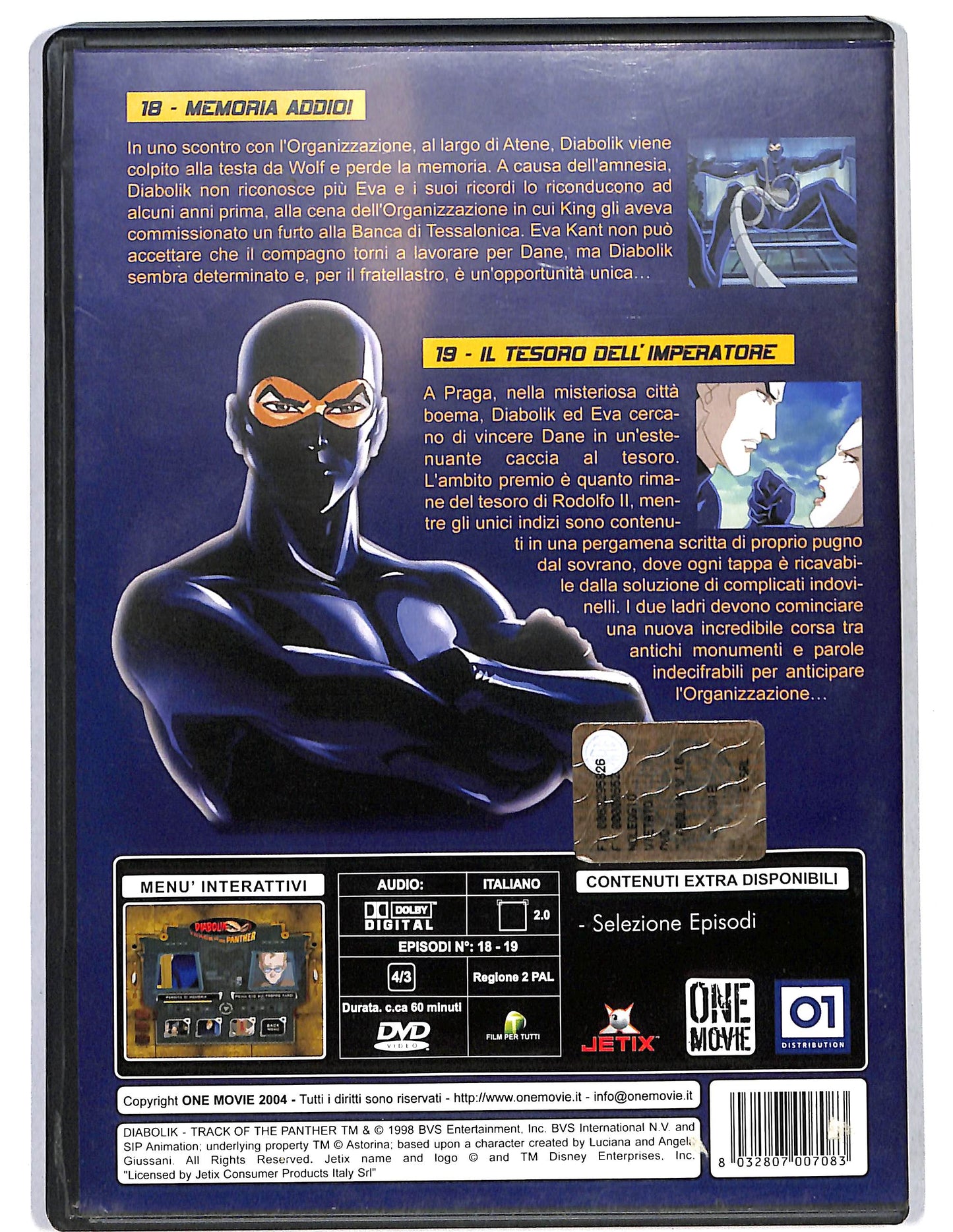 EBOND Diabolik MEMORIA ADDIO! Volume 10 DVD D625634