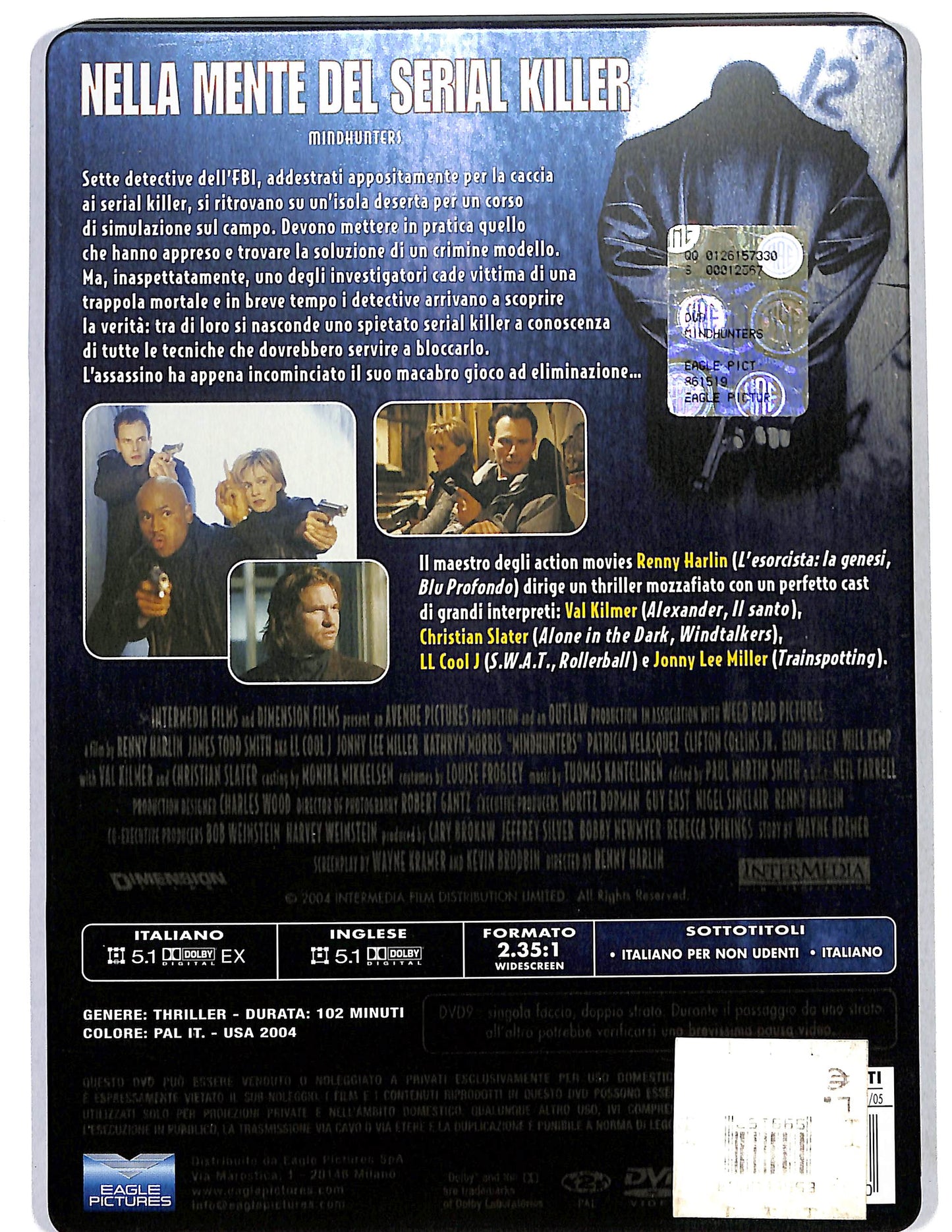 EBOND Nella mente del serial killer STEELBOOK DVD D625702