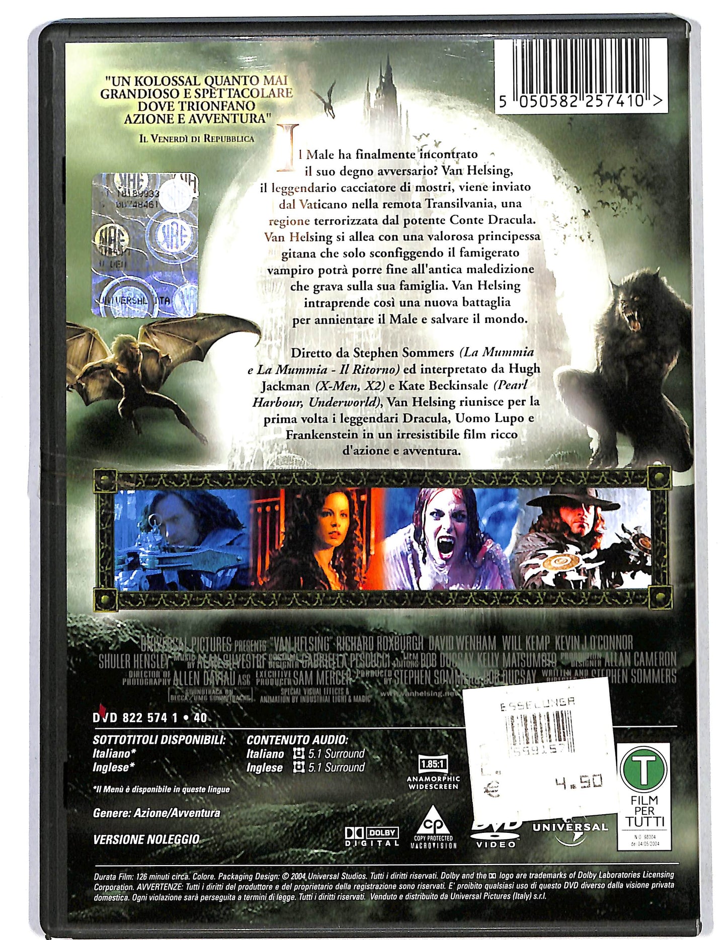 EBOND Van Helsing (film) Noleggio DVD D625706