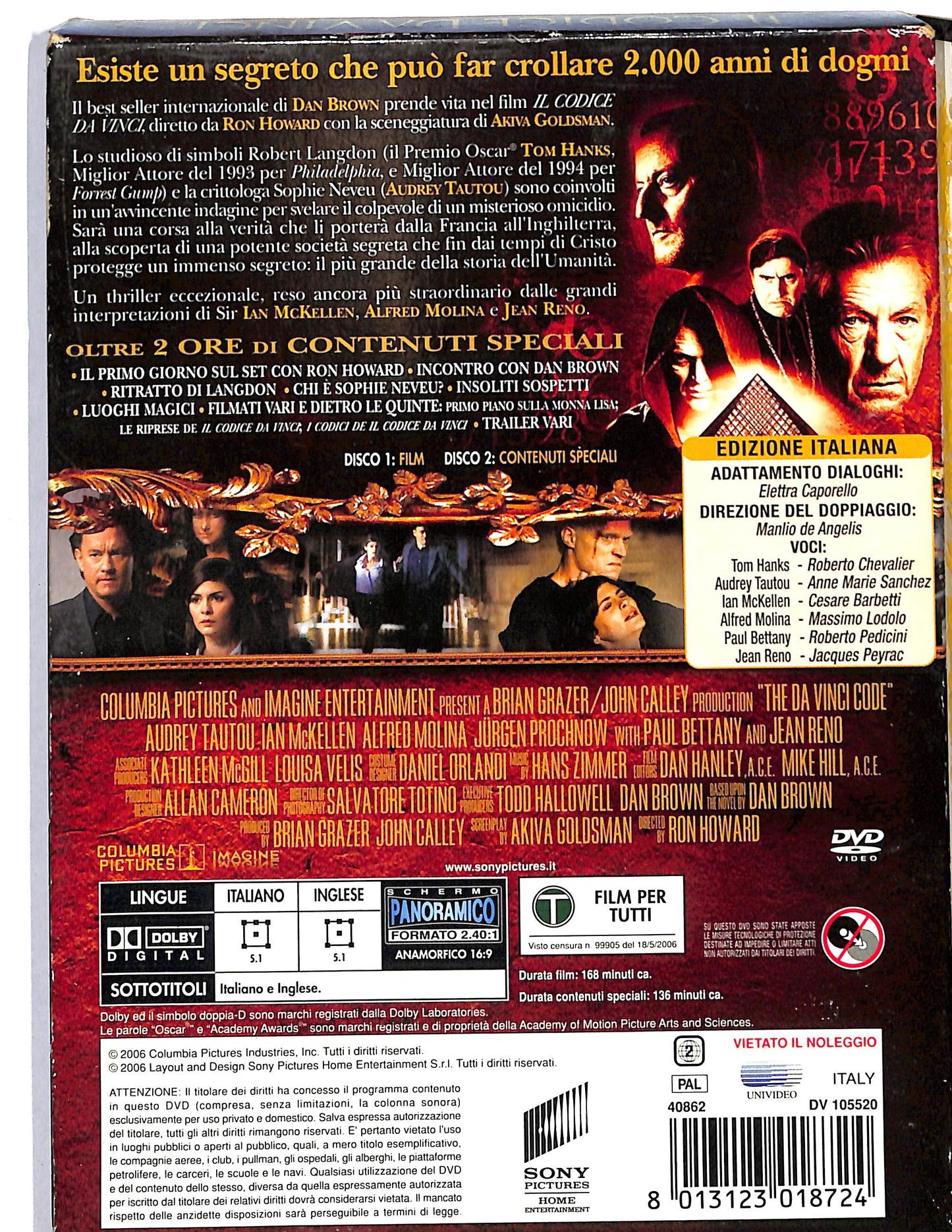 EBOND Il codice Da Vinci (2 dischi) EXTENDED CUT DIGIPACK DVD D625728
