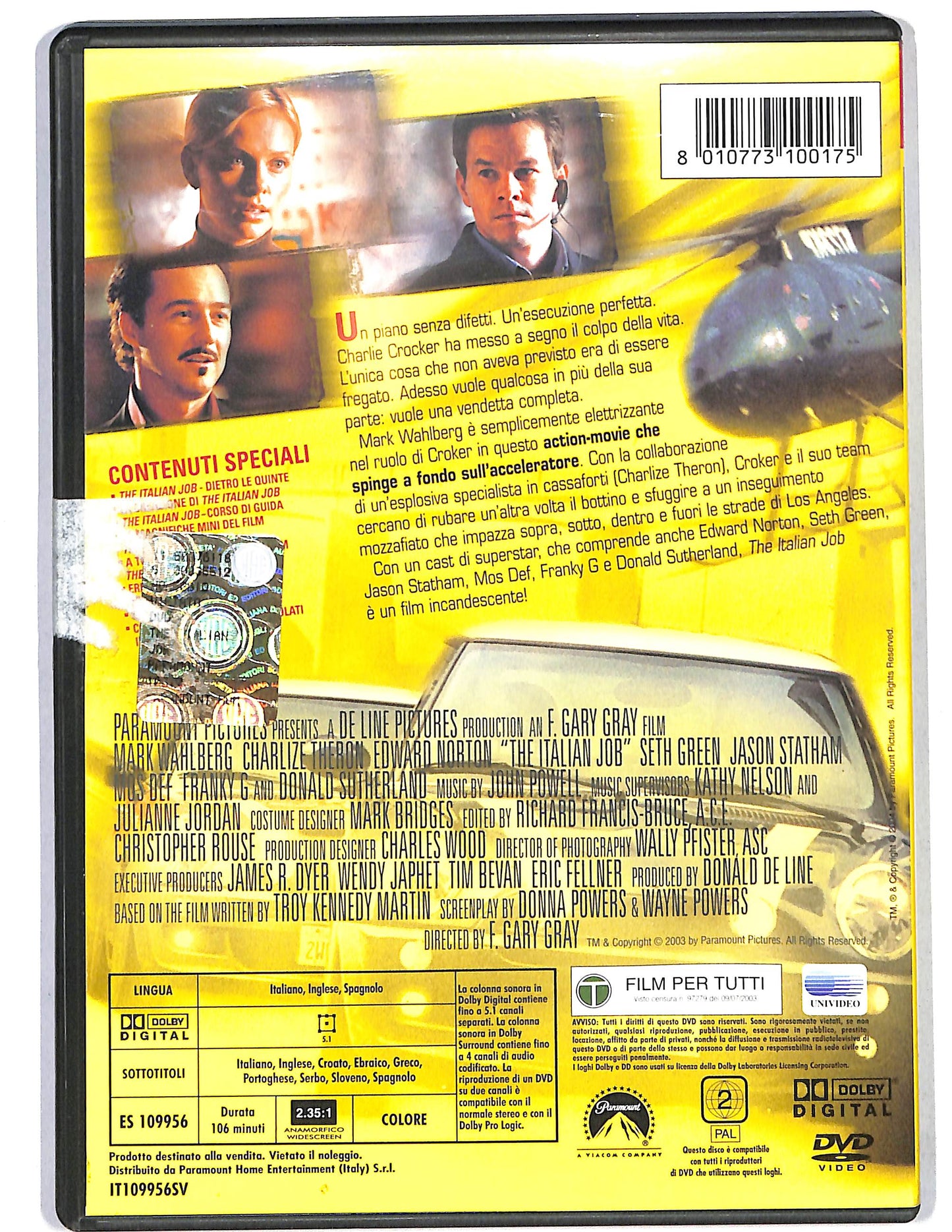 EBOND The Italian Job DVD D625748