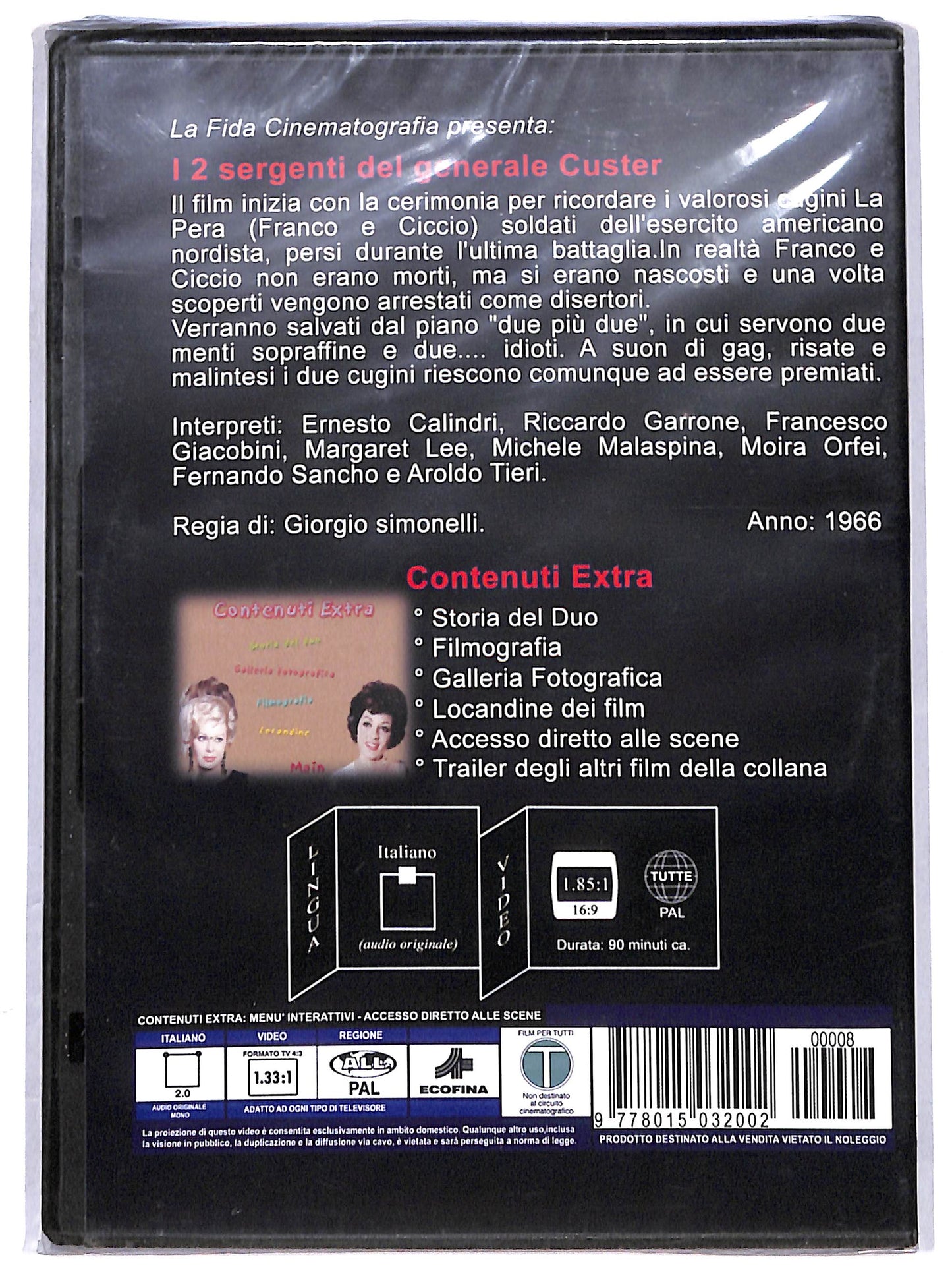 EBOND I 2 sergenti del generale Custer - EDITORIALE DVD D625813