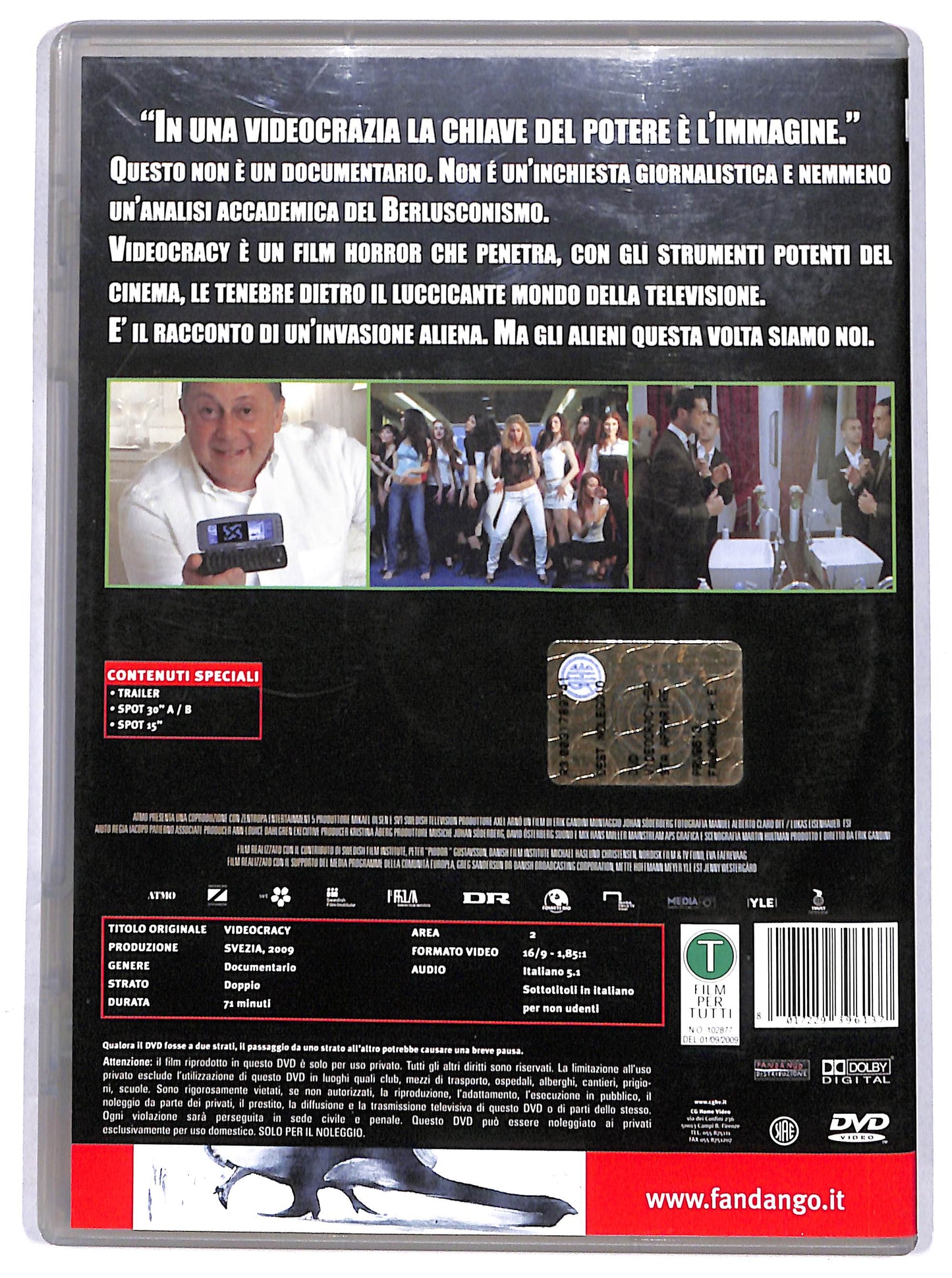 EBOND videocracy - basta apparire DVD D625814
