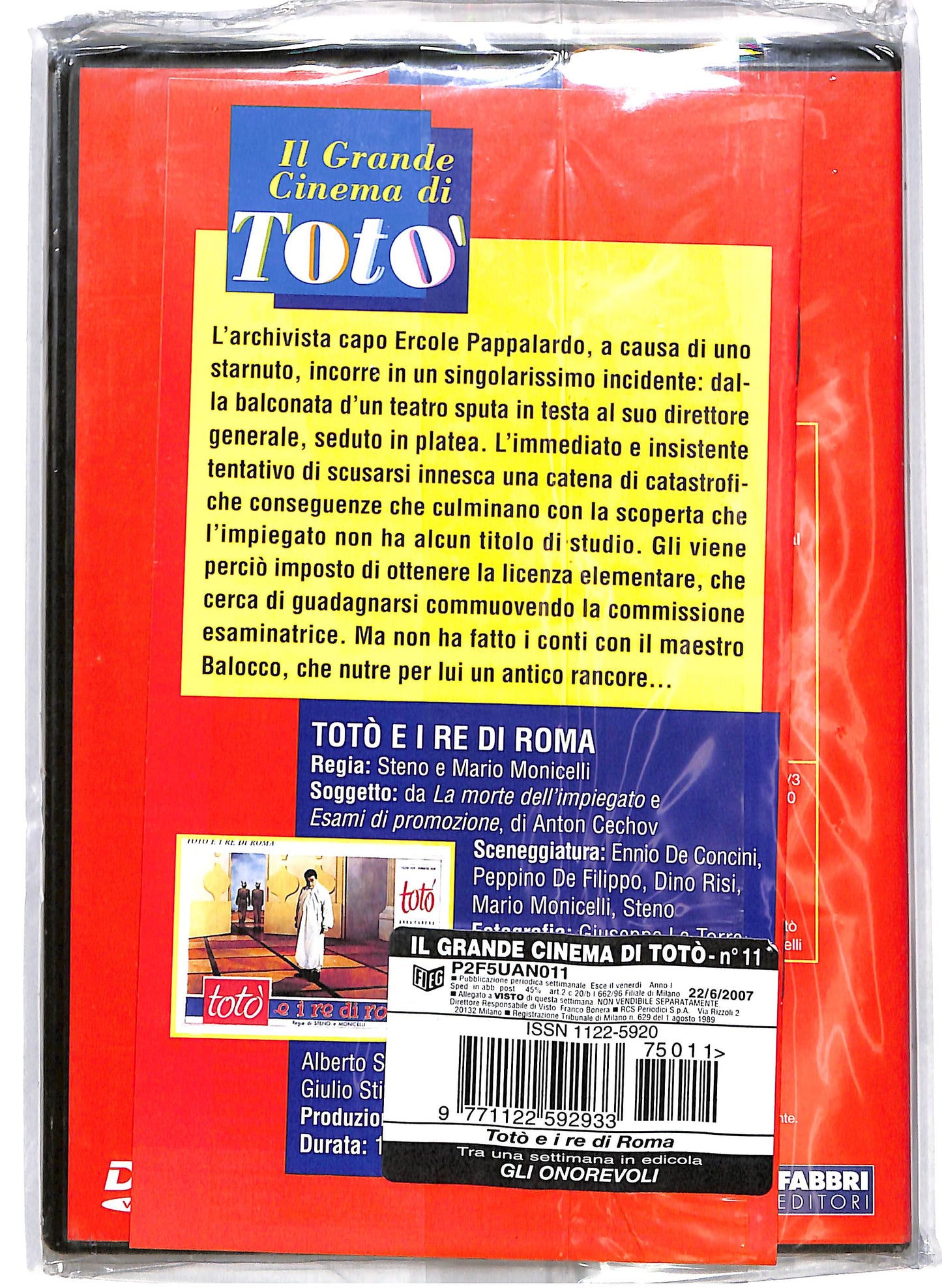 EBOND Il Grande Cinema - Toto e i re di Roma EDITORIALE DVD D625949